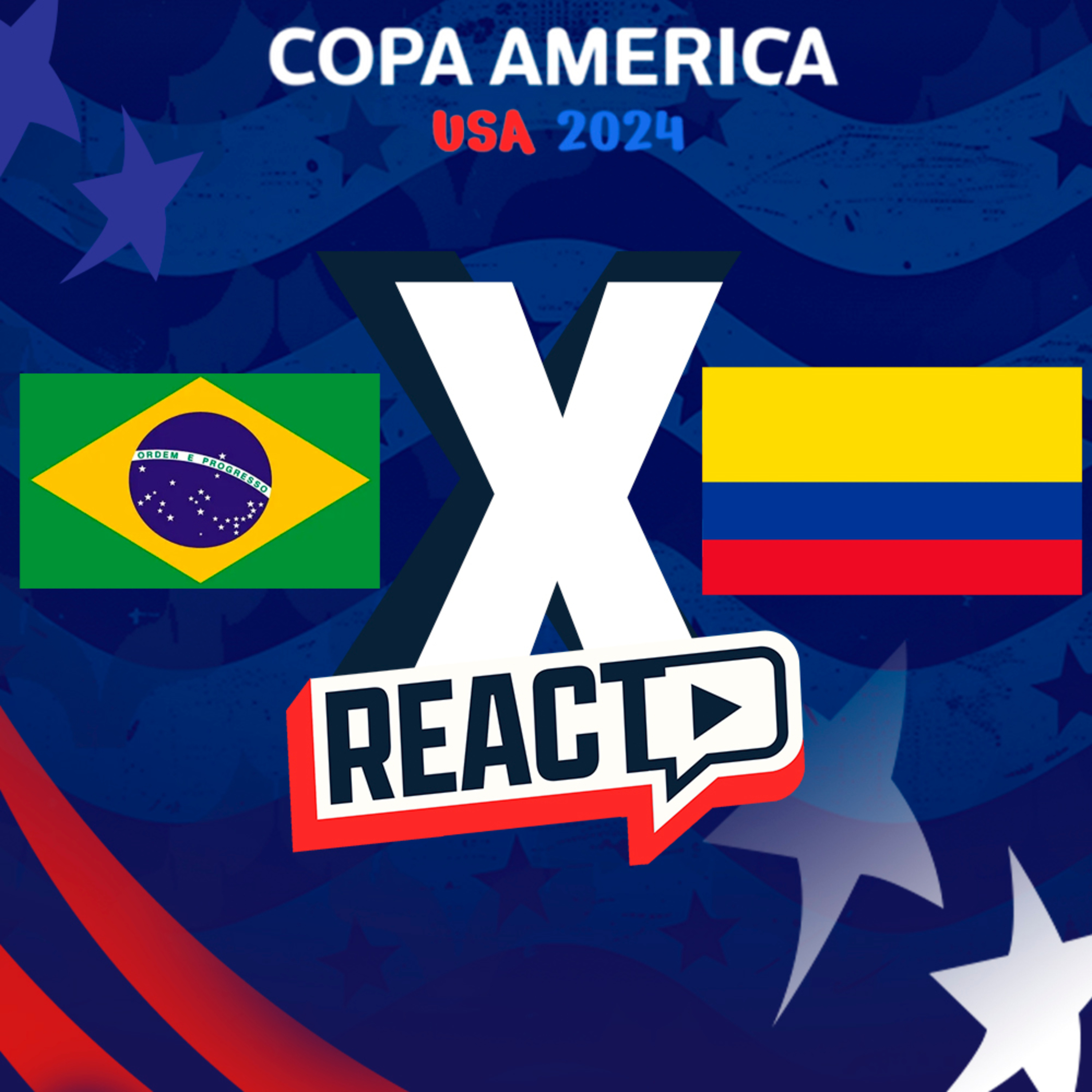 BRASIL x COLÔMBIA - Copa América Fase de Grupos FSC React episode artwork