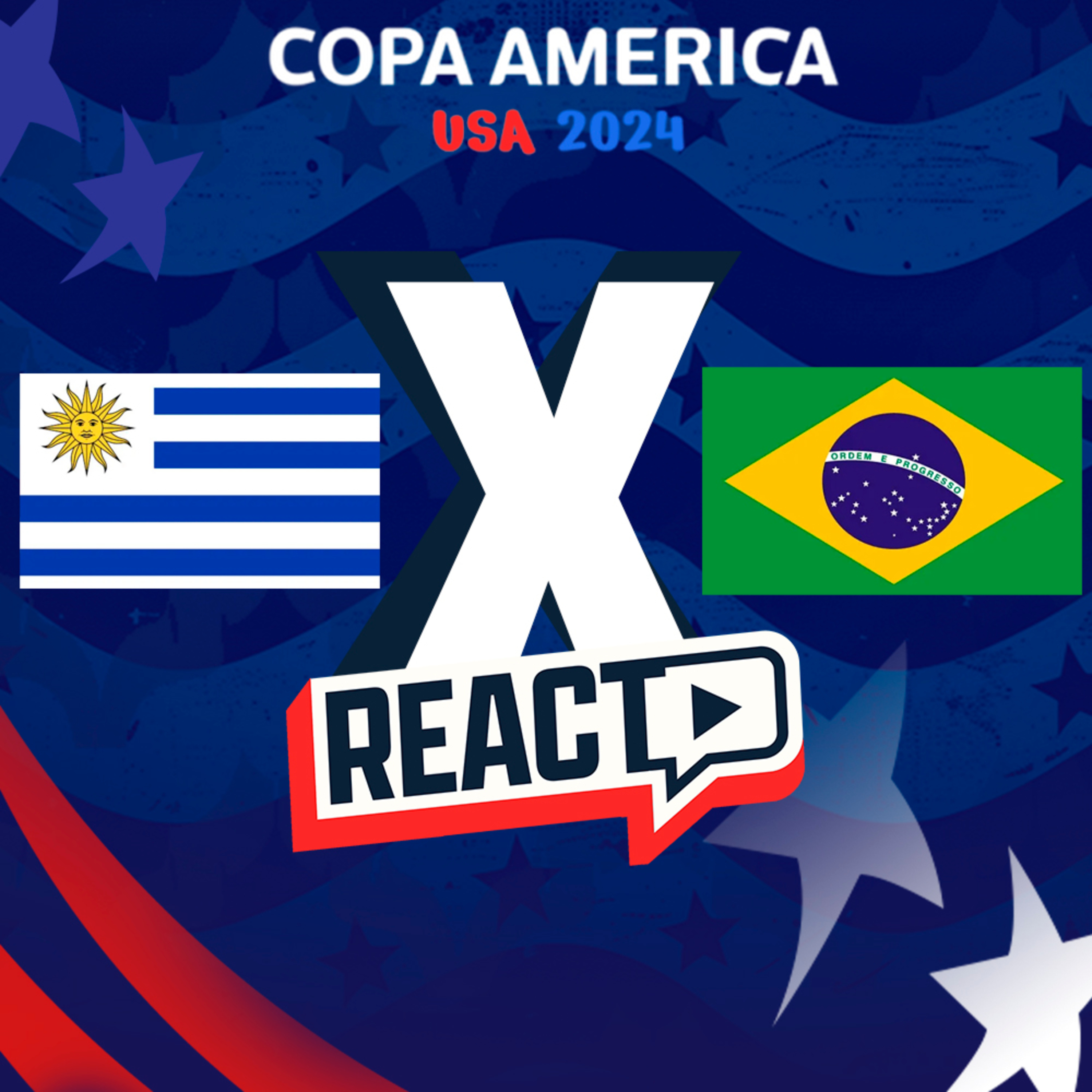 URUGUAI x BRASIL - Copa América Quartas de final FSC React episode artwork