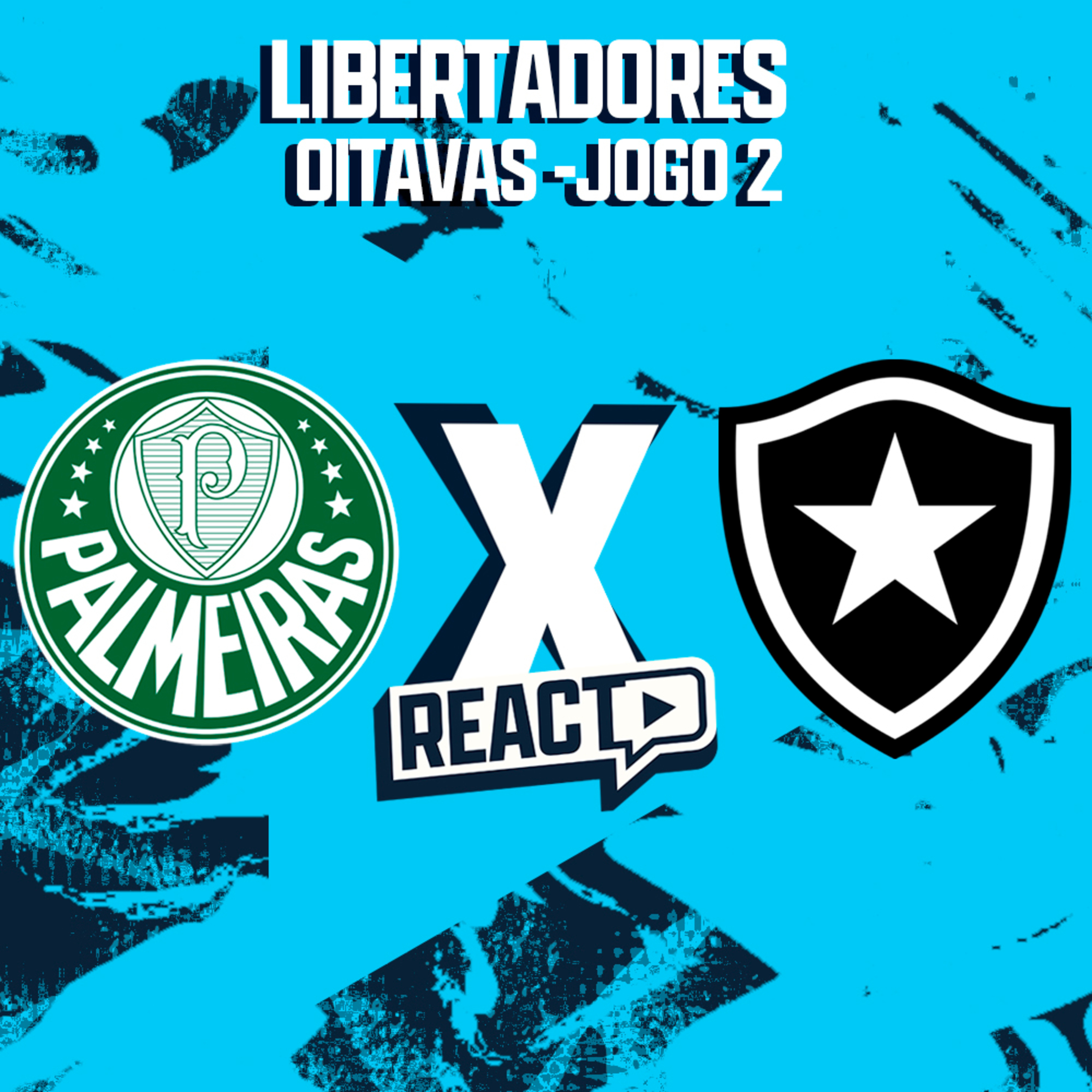 PALMEIRAS x BOTAFOGO - Oitavas da Libertadores FSC React episode artwork