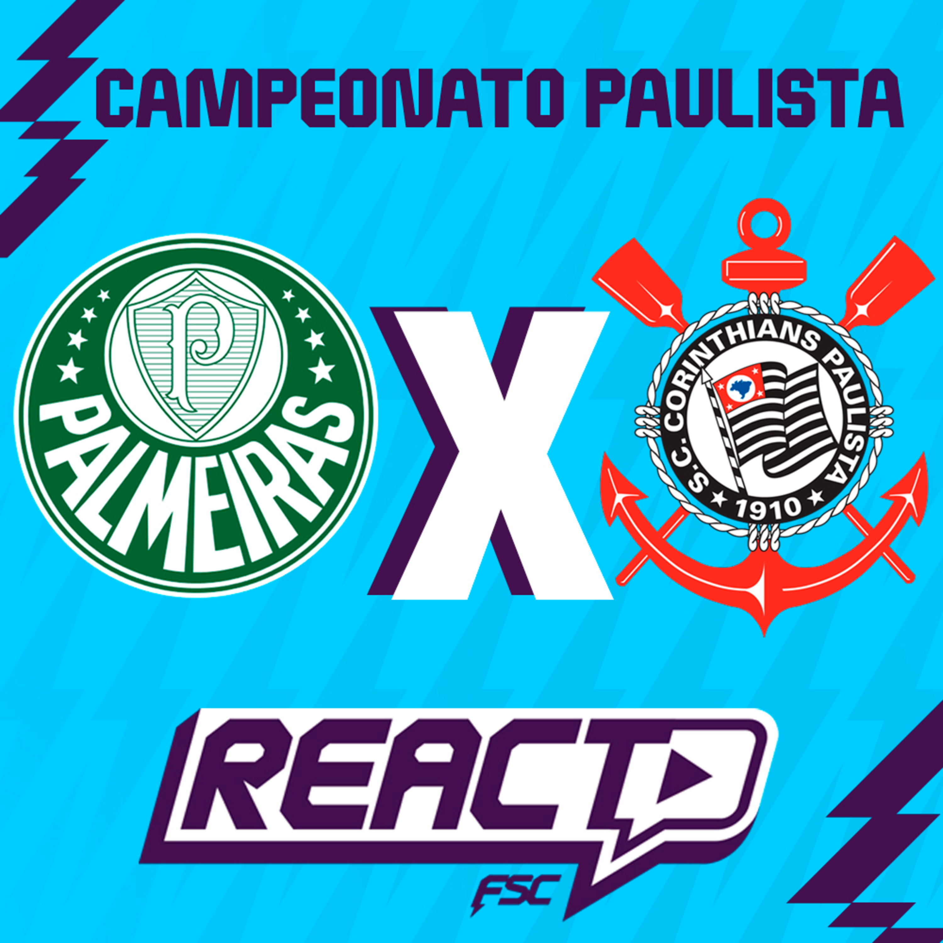 PALMEIRAS x CORINTHIANS - Campeonato Paulista FSC React episode artwork