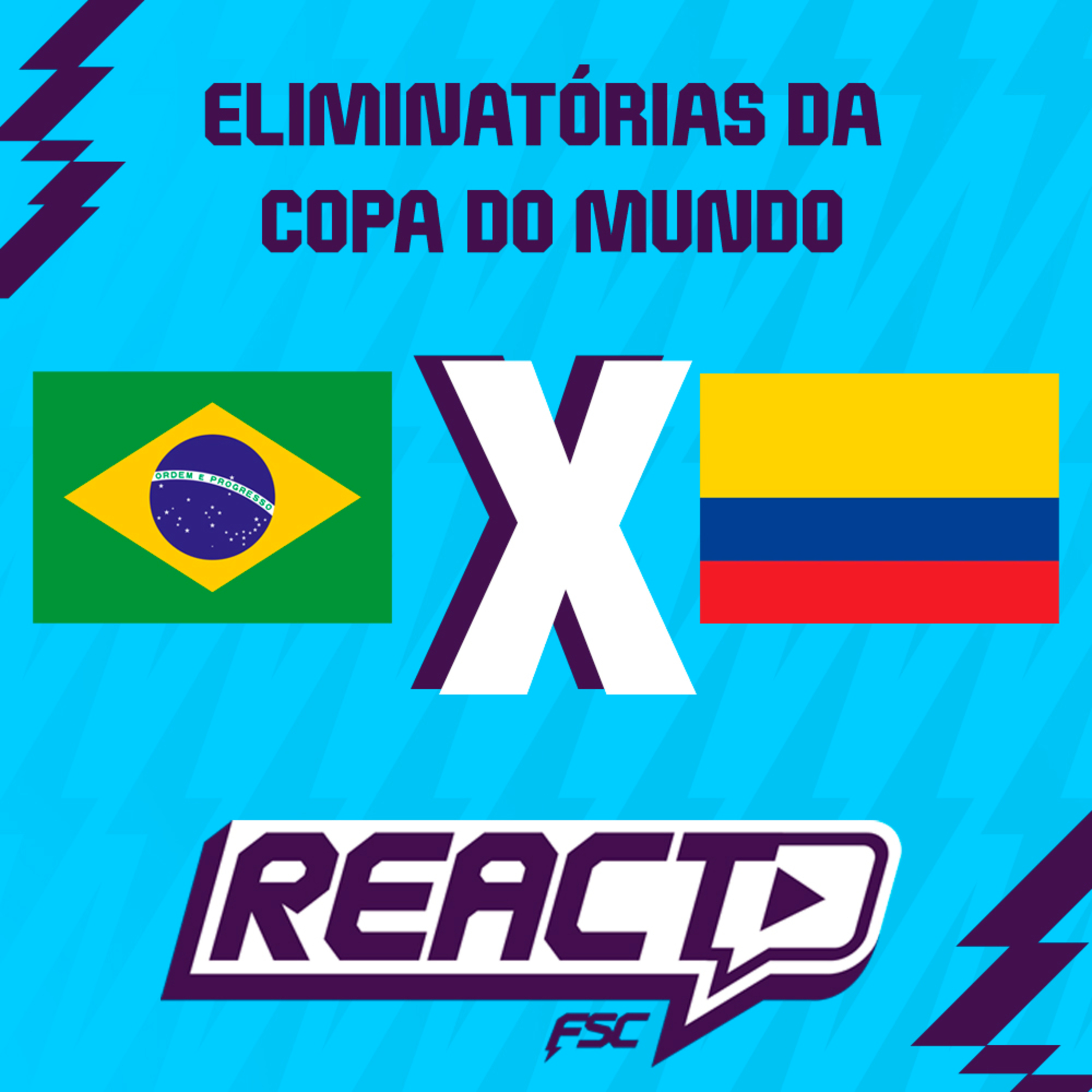 BRASIL x COLÔMBIA - Eliminatórias da Copa do Mundo FSC React episode artwork