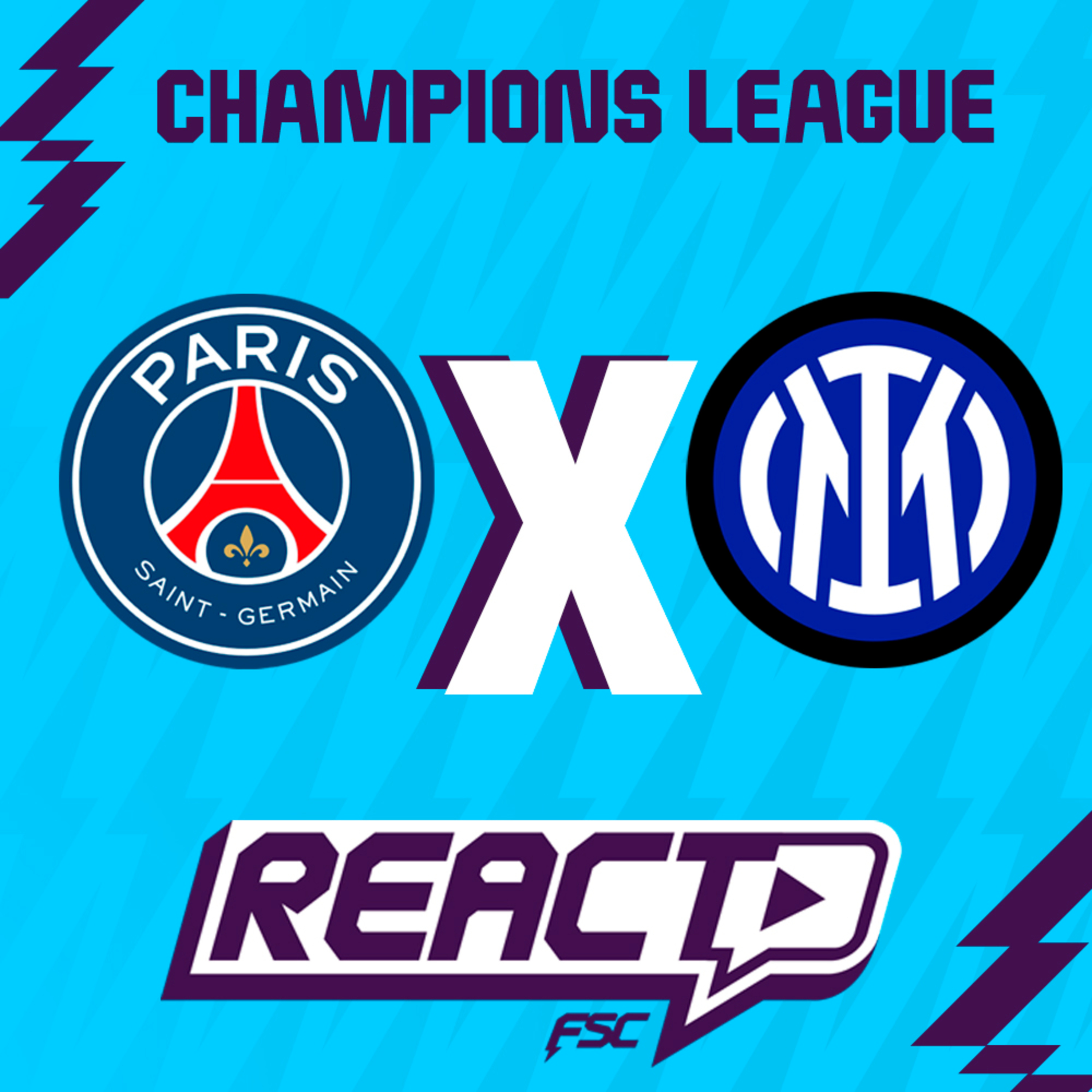 PSG x INTER DE MILÃO - Final da Champions League FSC React episode artwork
