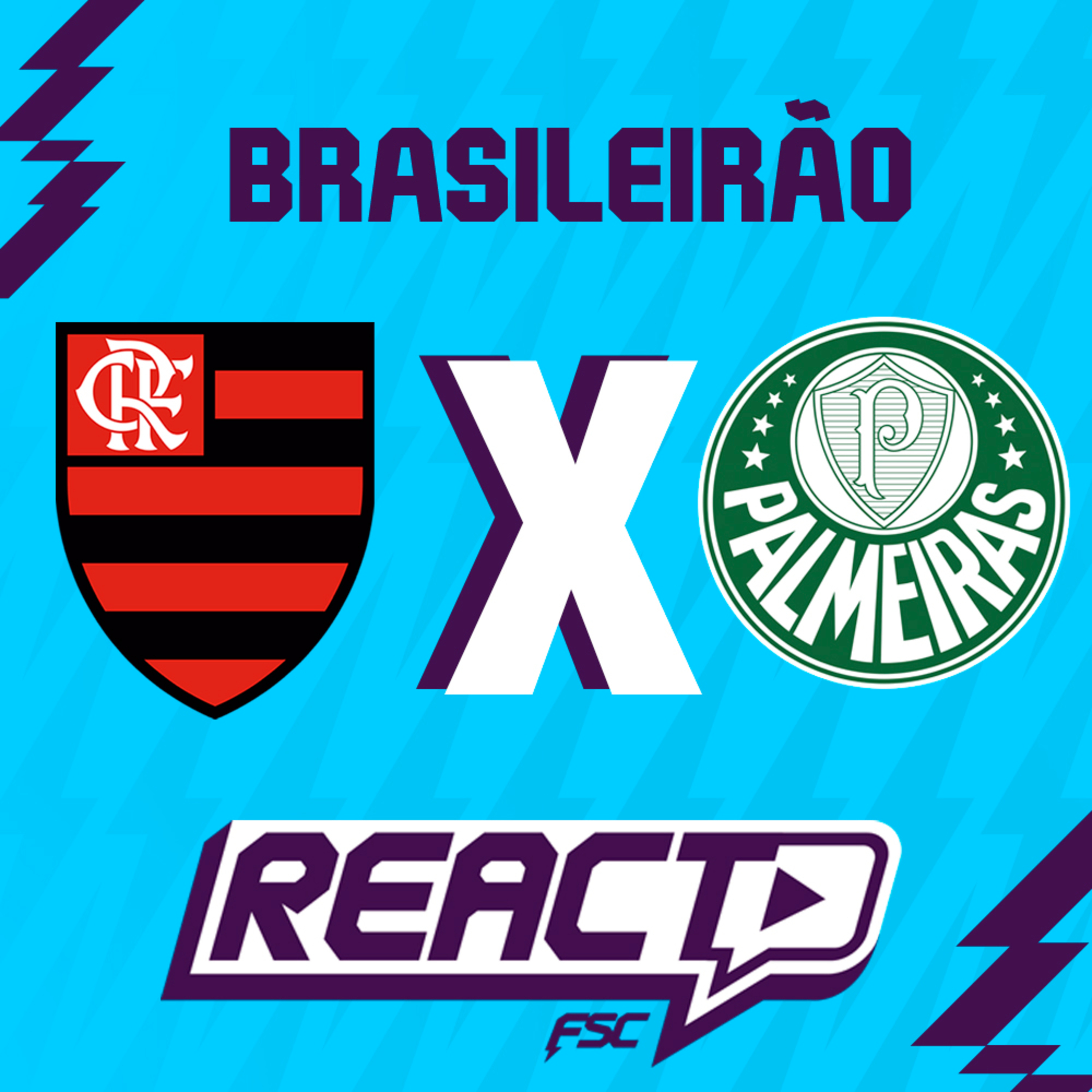FLAMENGO x PALMEIRAS - Brasileirão FSC React FLAMENGO x PALMEIRAS - Brasileirão FSC React