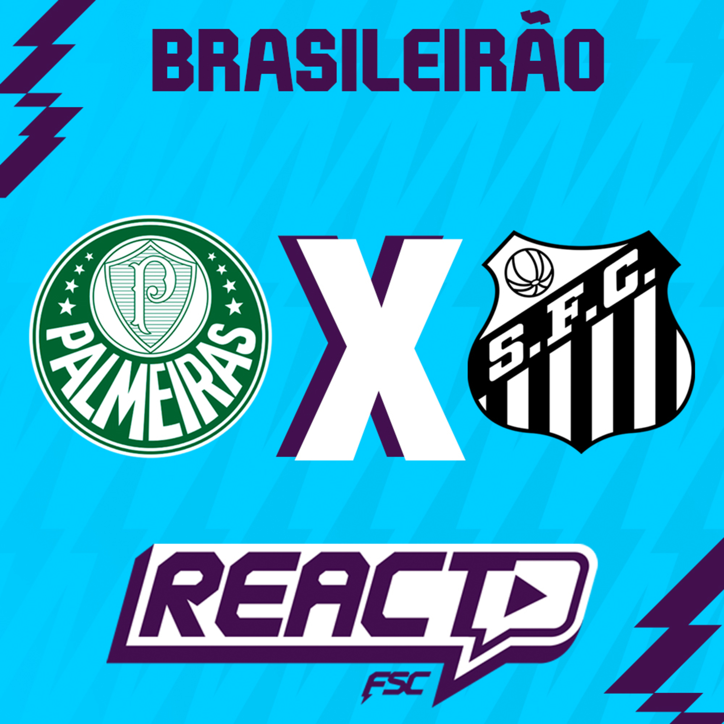 PALMEIRAS x SANTOS - Brasileirão FSC React