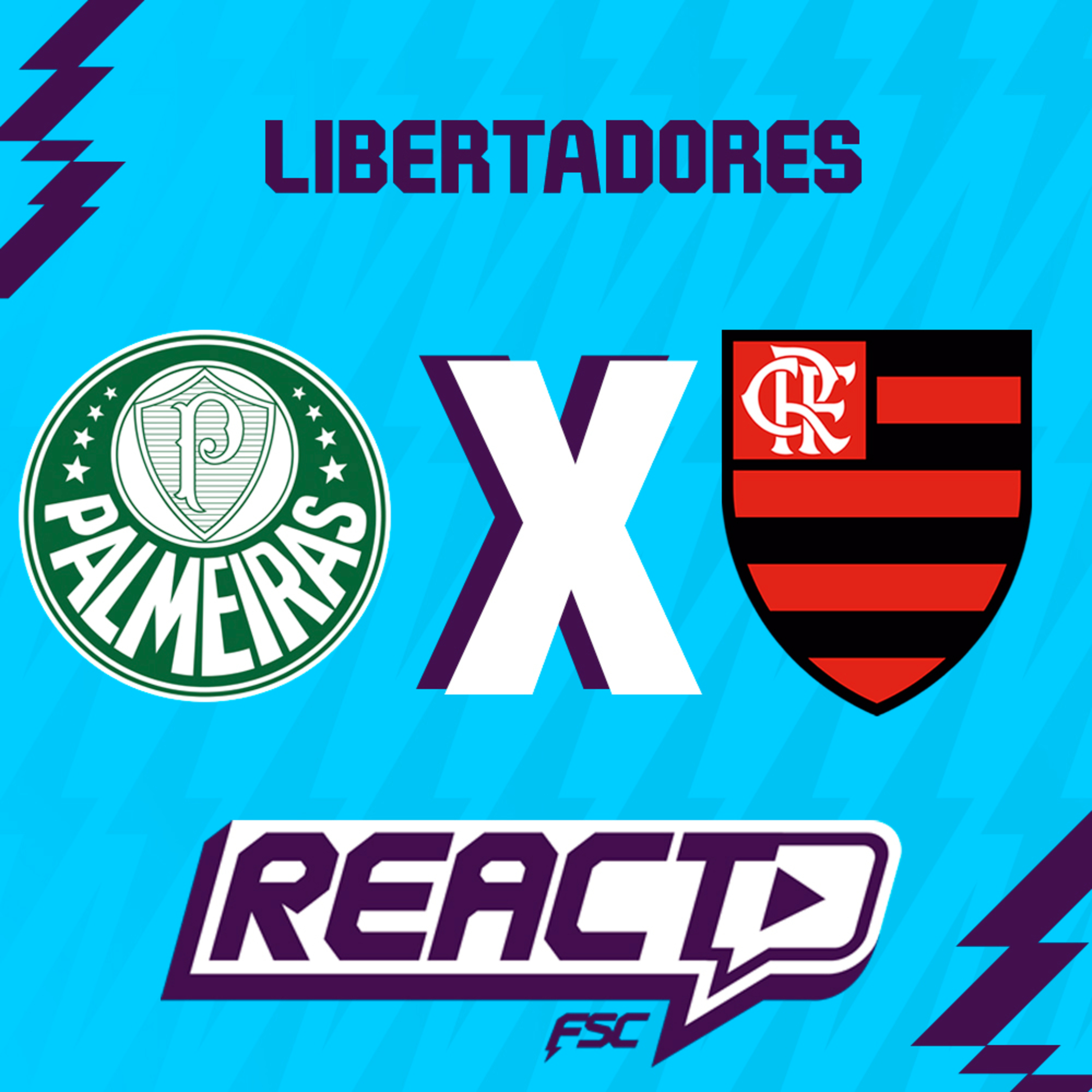 PALMEIRAS x FLAMENGO - Final da Copa Libertadores FSC React PALMEIRAS x FLAMENGO - Final da Copa Libertadores FSC React