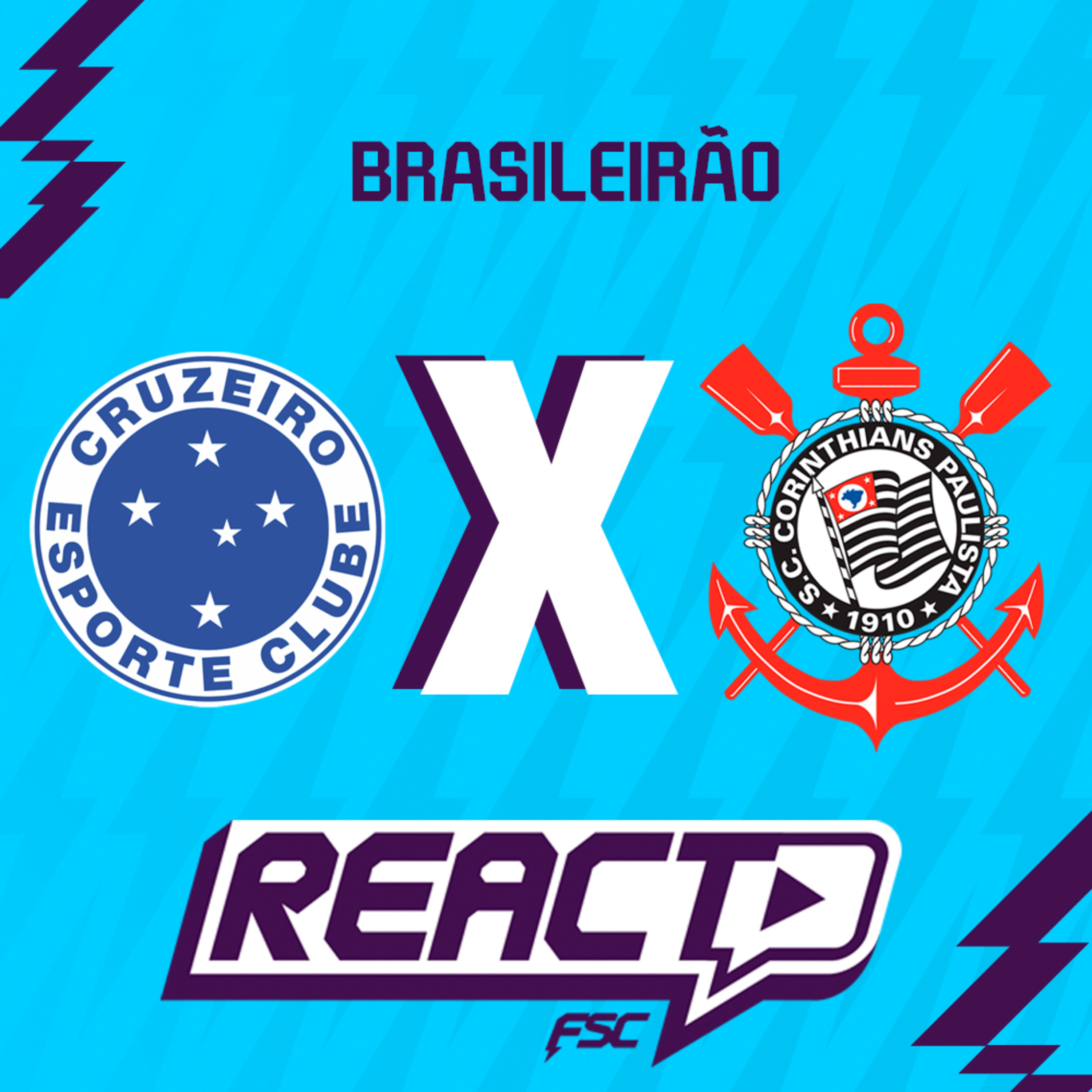 CRUZEIRO x CORINTHIANS - Brasileirão FSC React CRUZEIRO x CORINTHIANS - Brasileirão FSC React