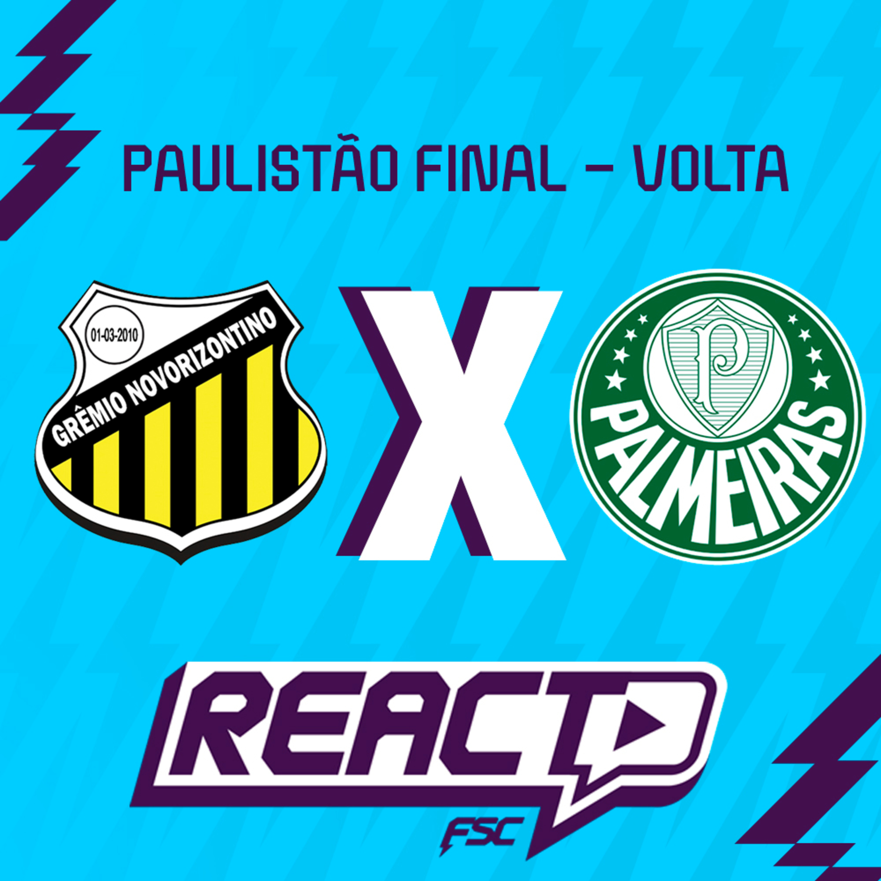 NOVORIZONTINO x PALMEIRAS - FINAL DO PAULISTA FSC React episode artwork