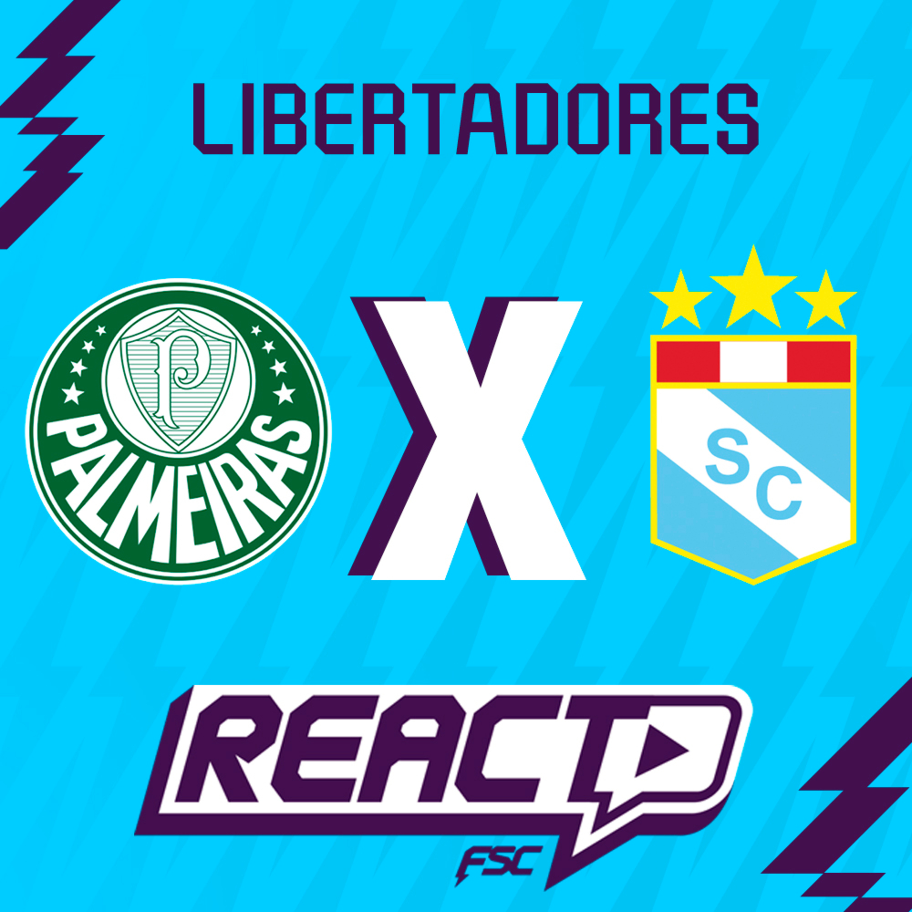 PALMEIRAS x SPORTING CRISTAL - Copa Libertadores FSC React episode artwork