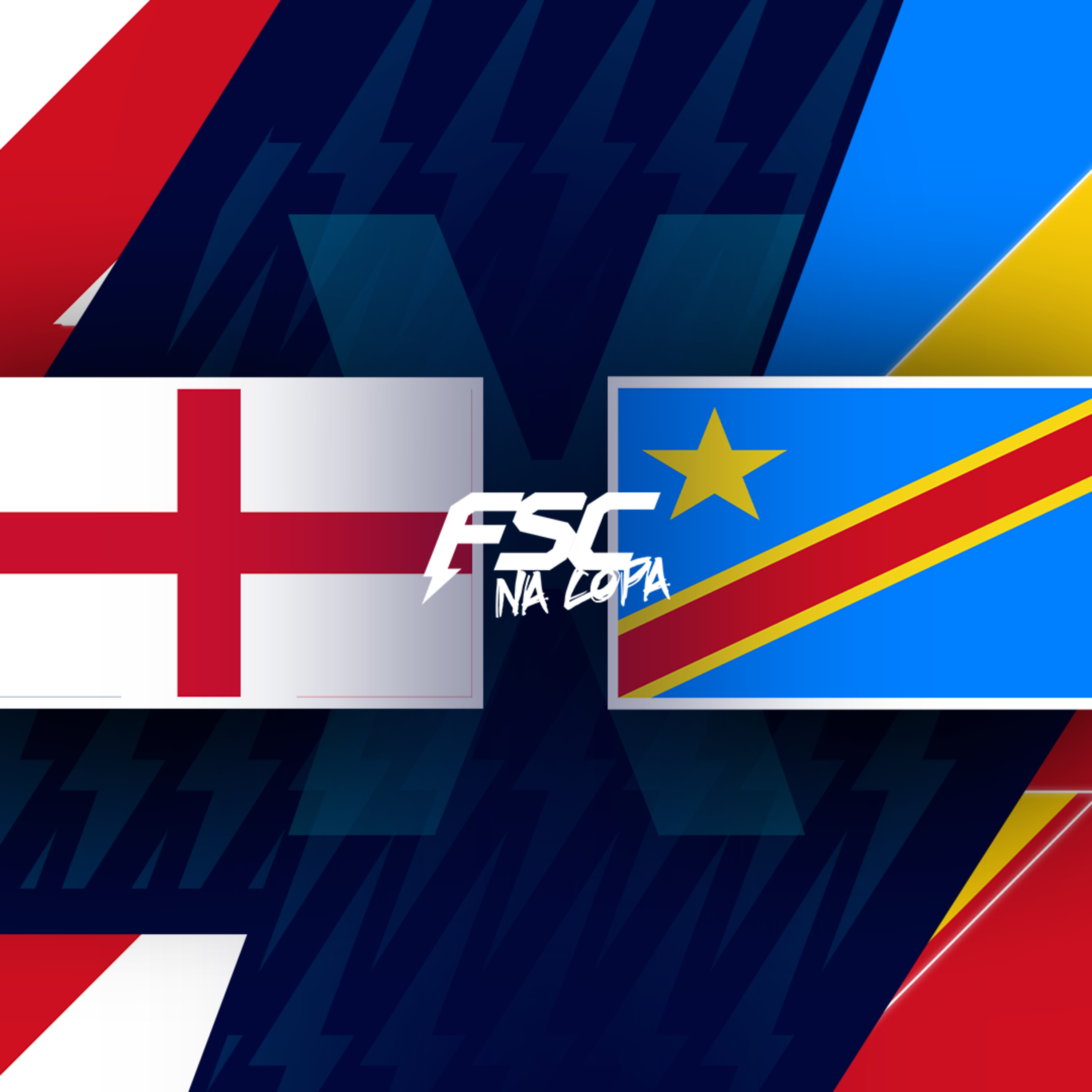 INGLATERRA X REPÚBLICA DO CONGO - COPA 26 FSC React episode artwork