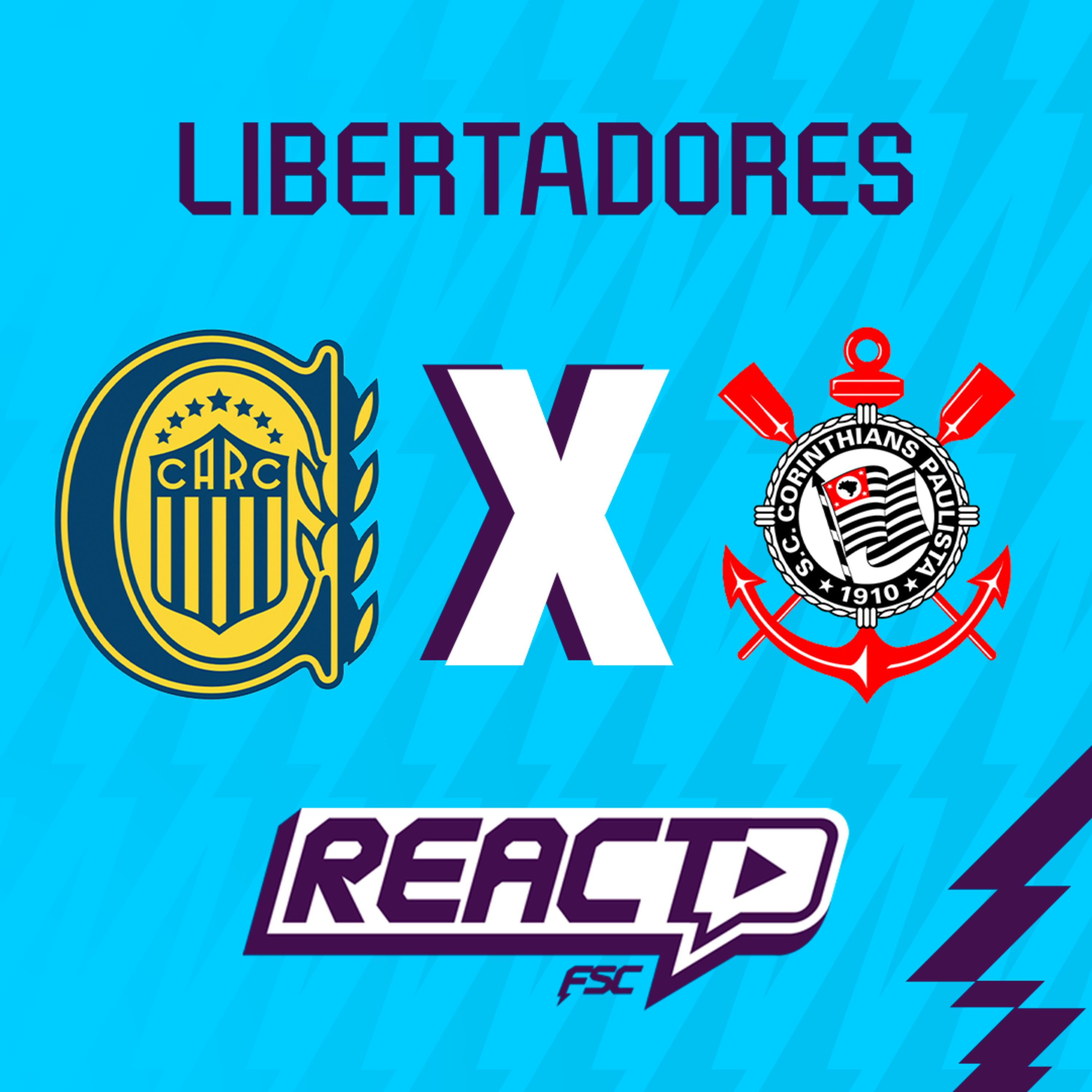 ROSARIO CENTRAL x CORINTHIANS - Copa Libertadores FSC React episode artwork