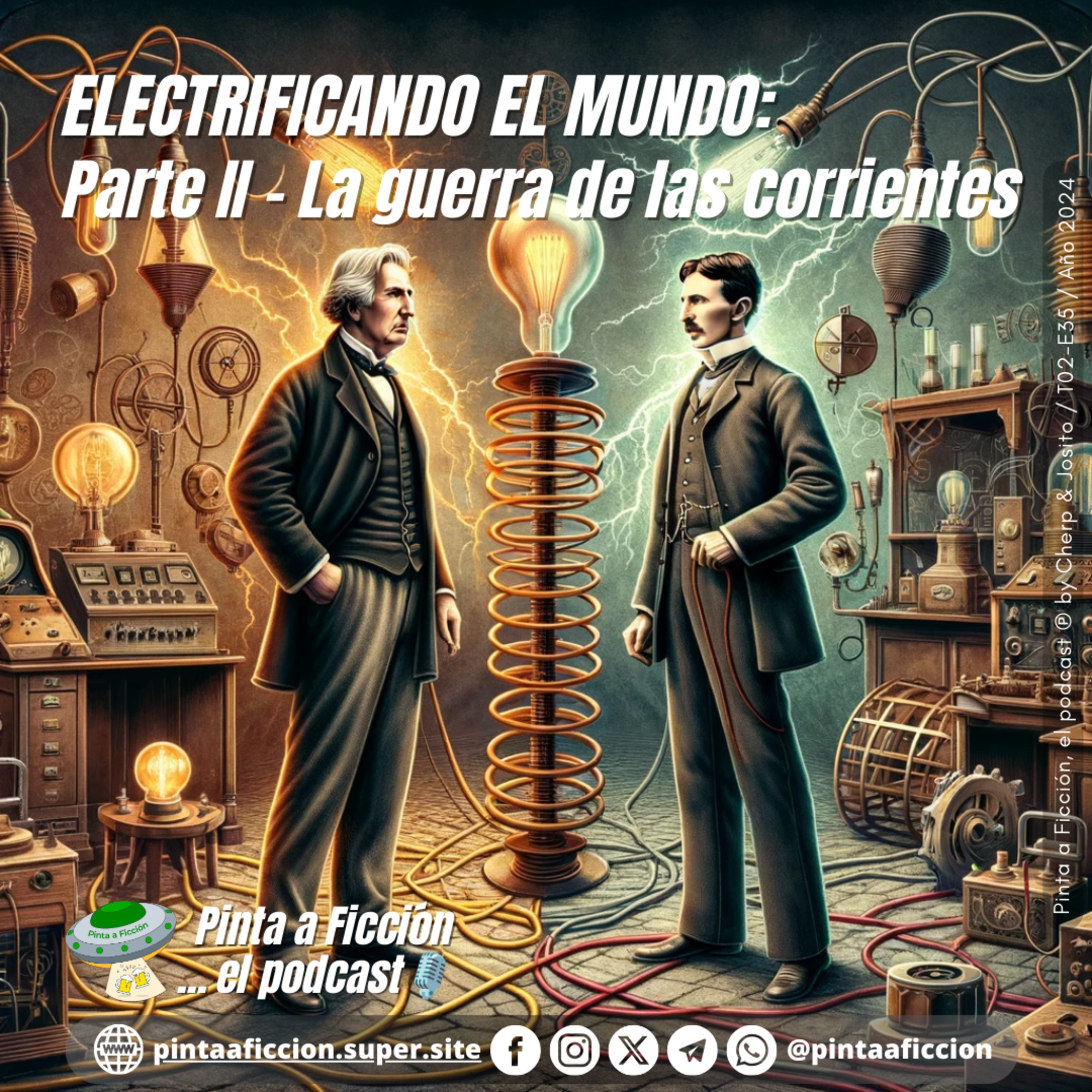 Episodio 35 - Electrificando el mundo (Parte II - La guerra de las corrientes) episode artwork