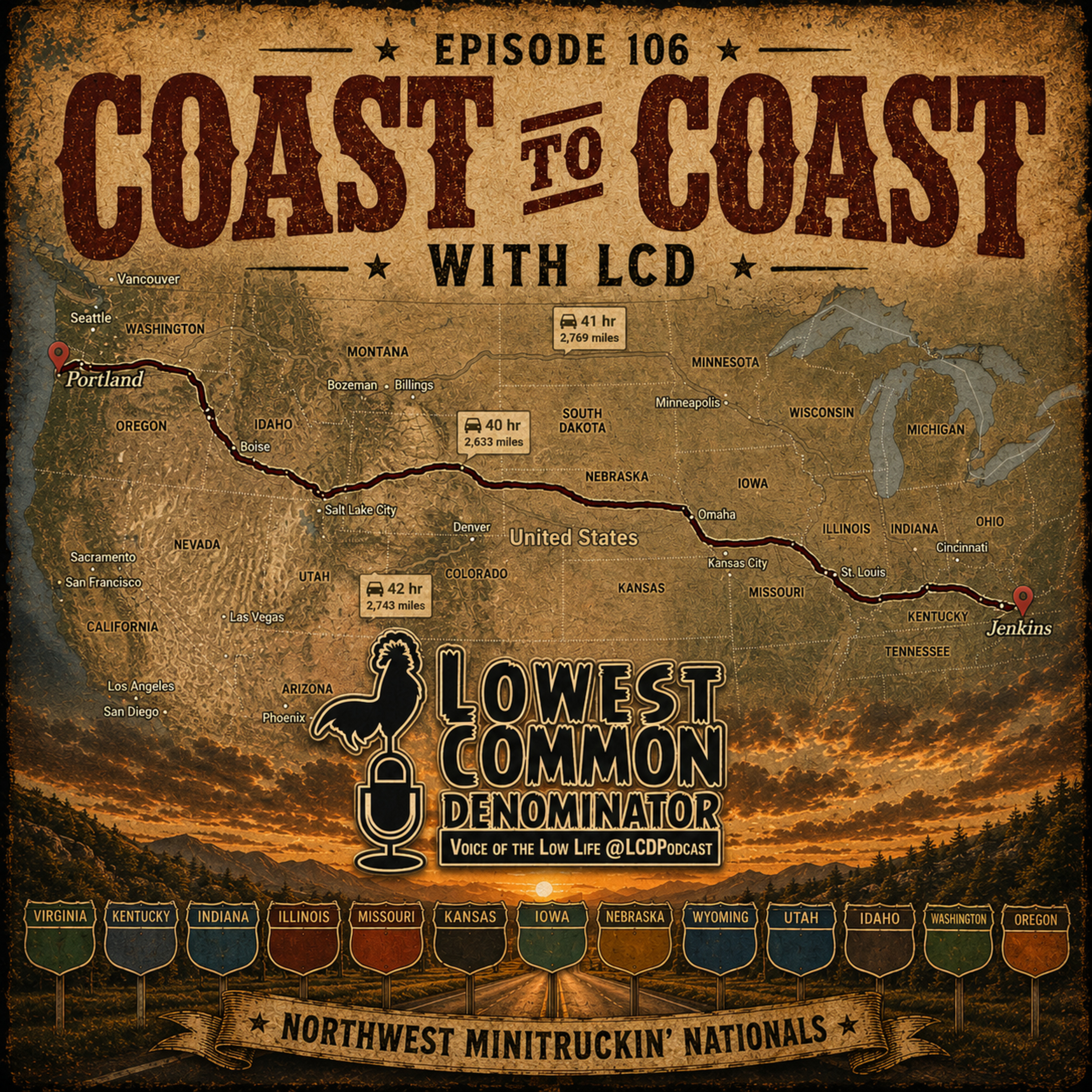Ep. 106 - Coast to Coast with LCD! episode artwork