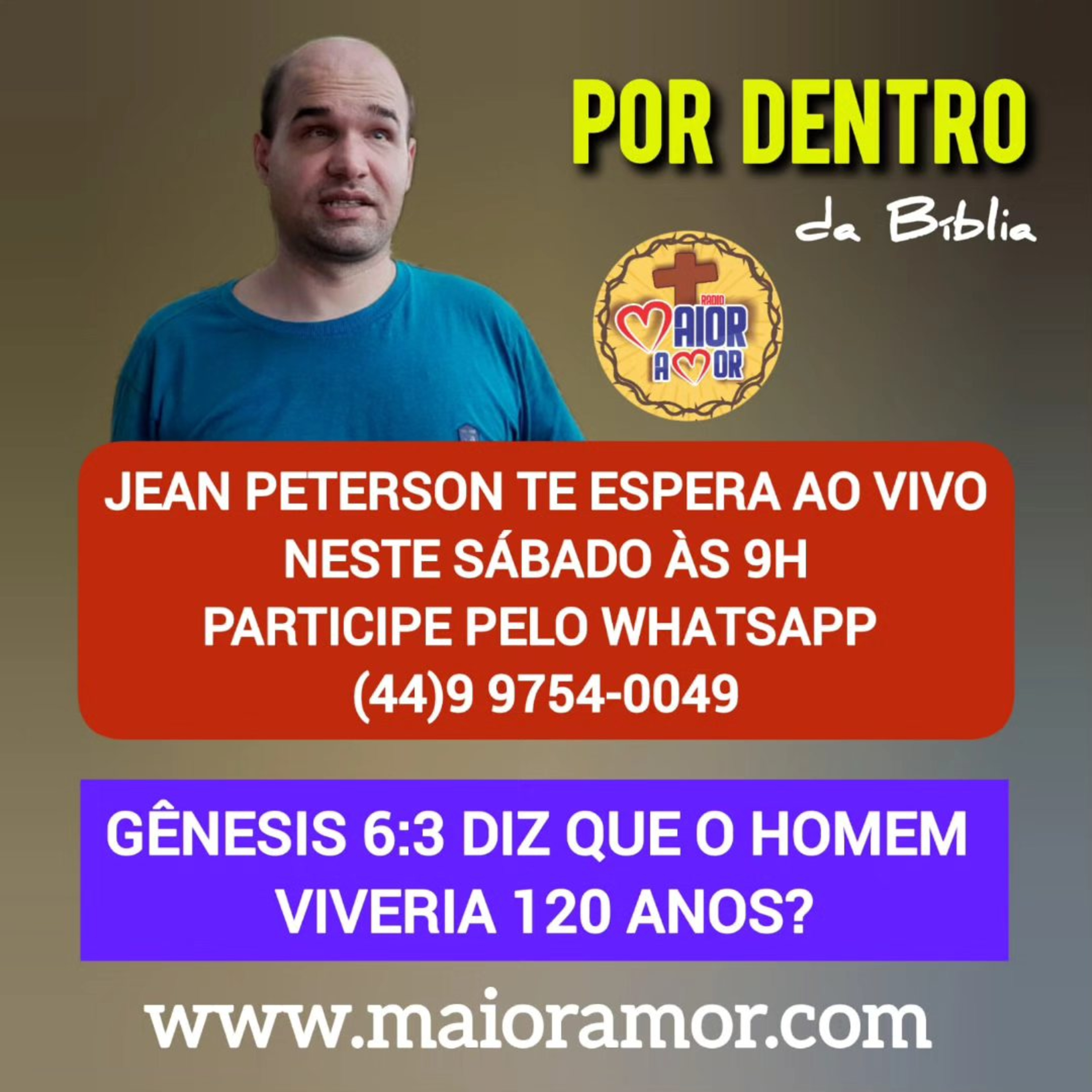 200. Gênesis 6.3 Diz que o Homem Viveria Até 120 Anos? episode artwork