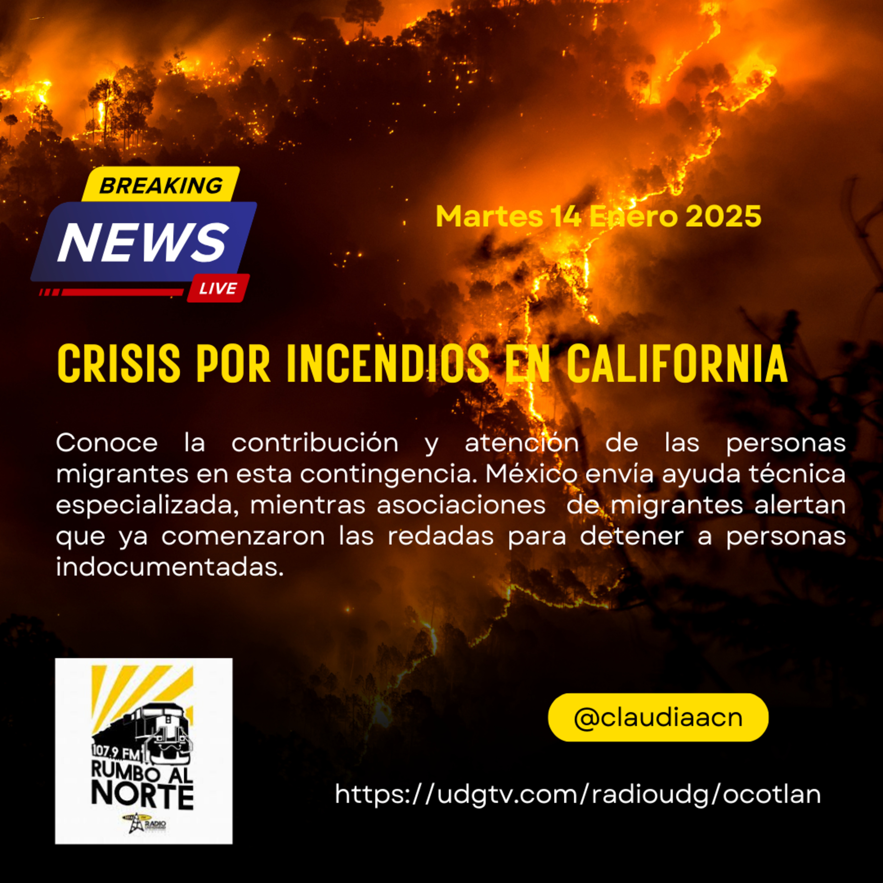 98. Crisis por incendios en california episode artwork