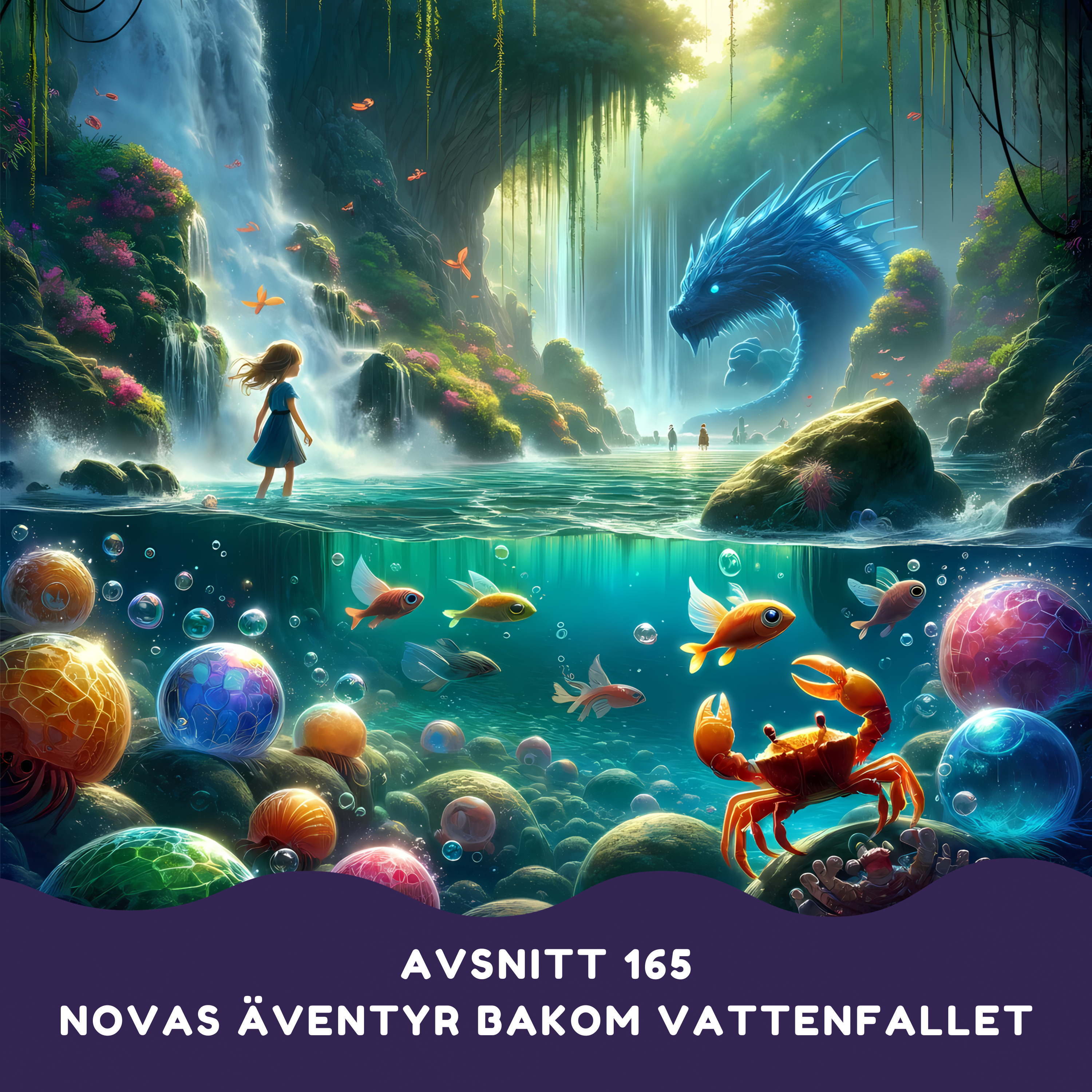 Novas äventyr bakom vattenfallet