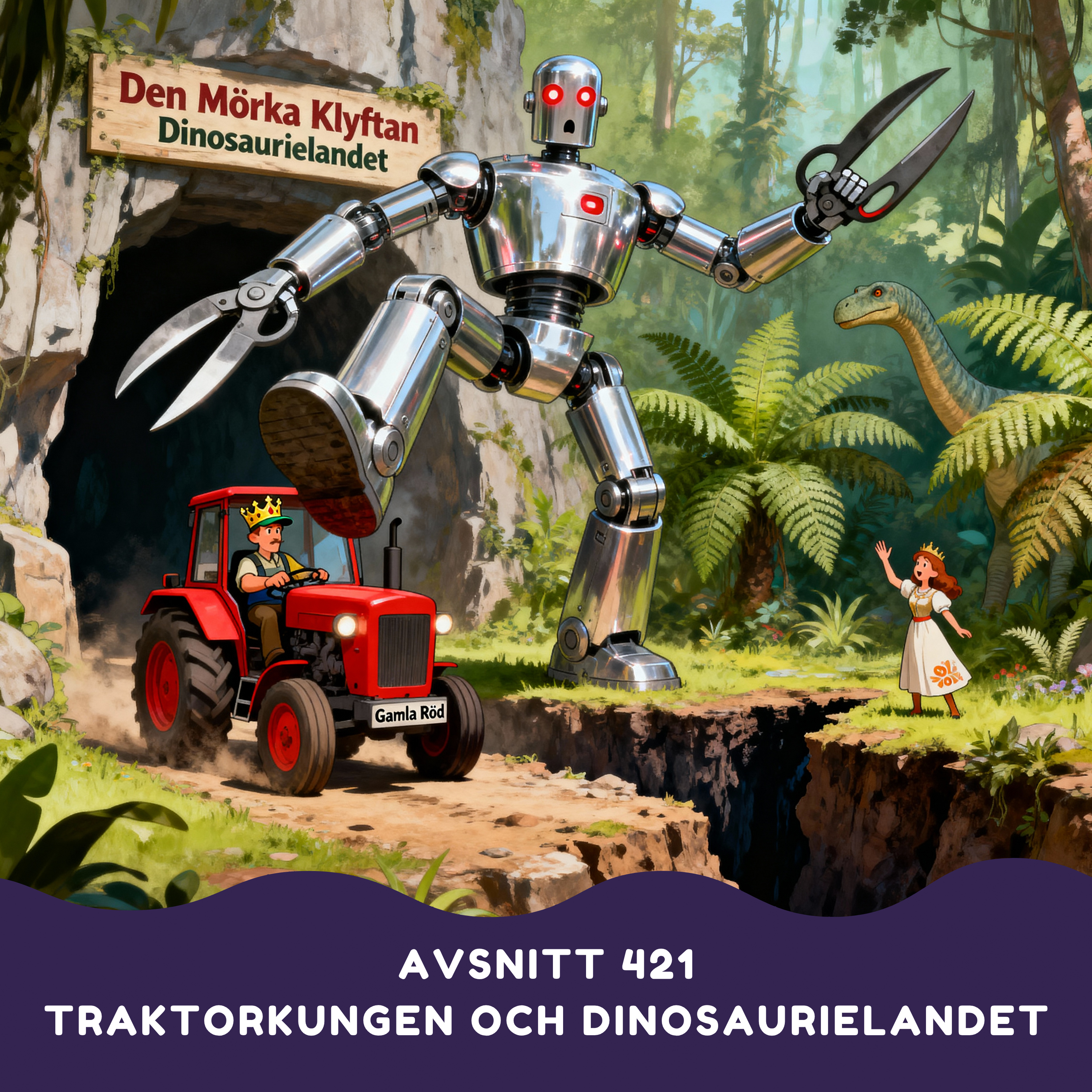 Traktorkungen och Dinosaurielandet episode artwork