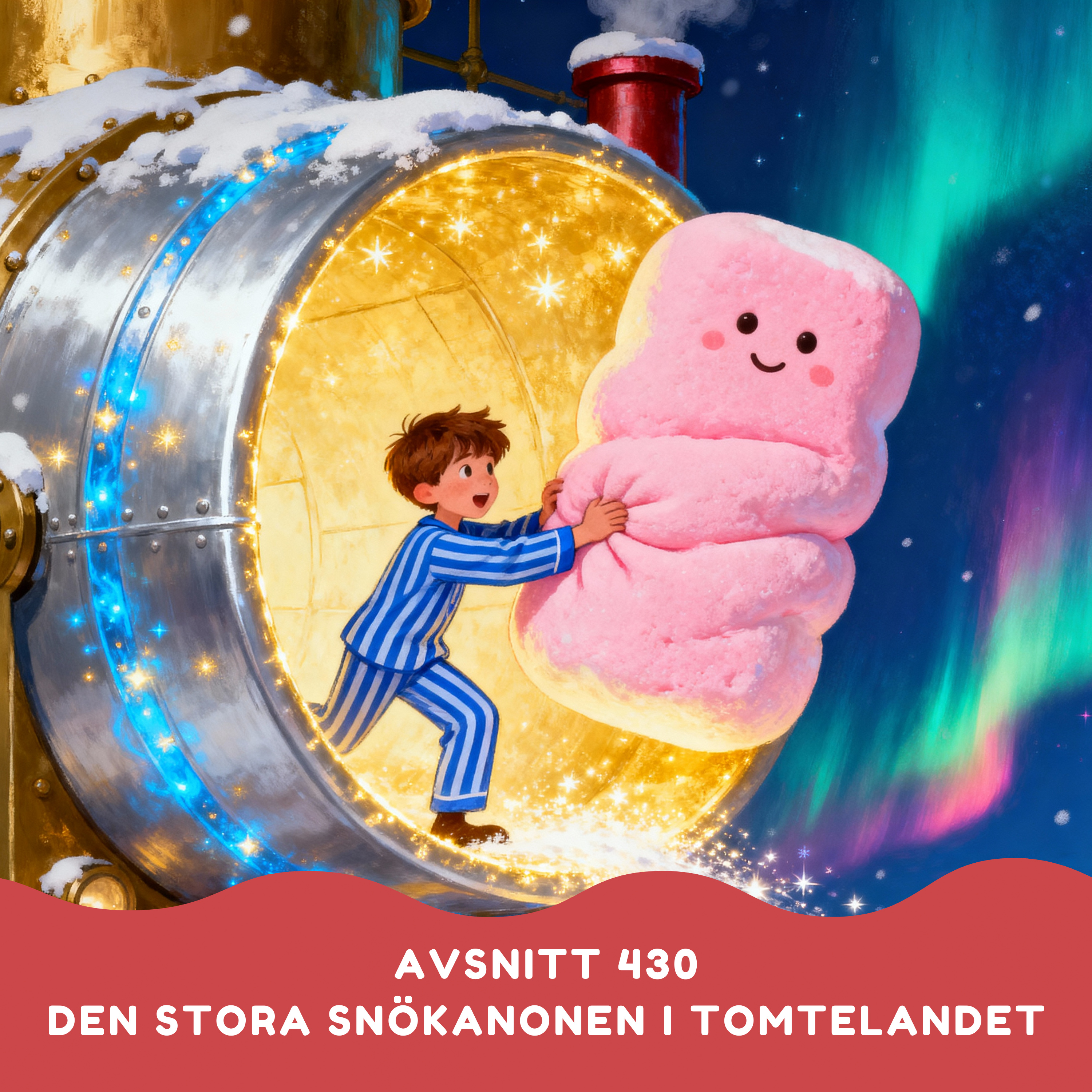Den stora snökanonen i tomtelandet