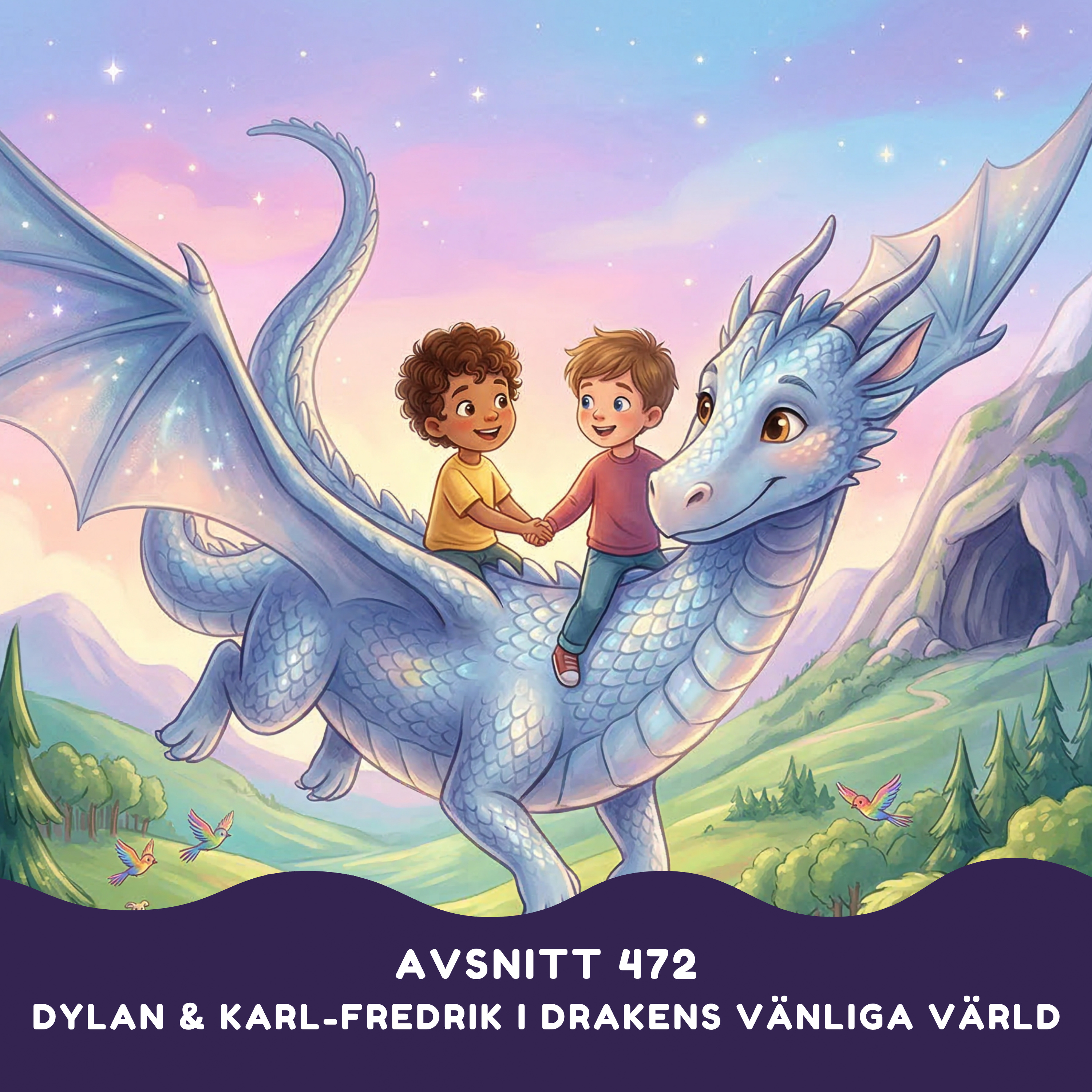 Dylan och Karl-Fredrik i drakens vänliga värld