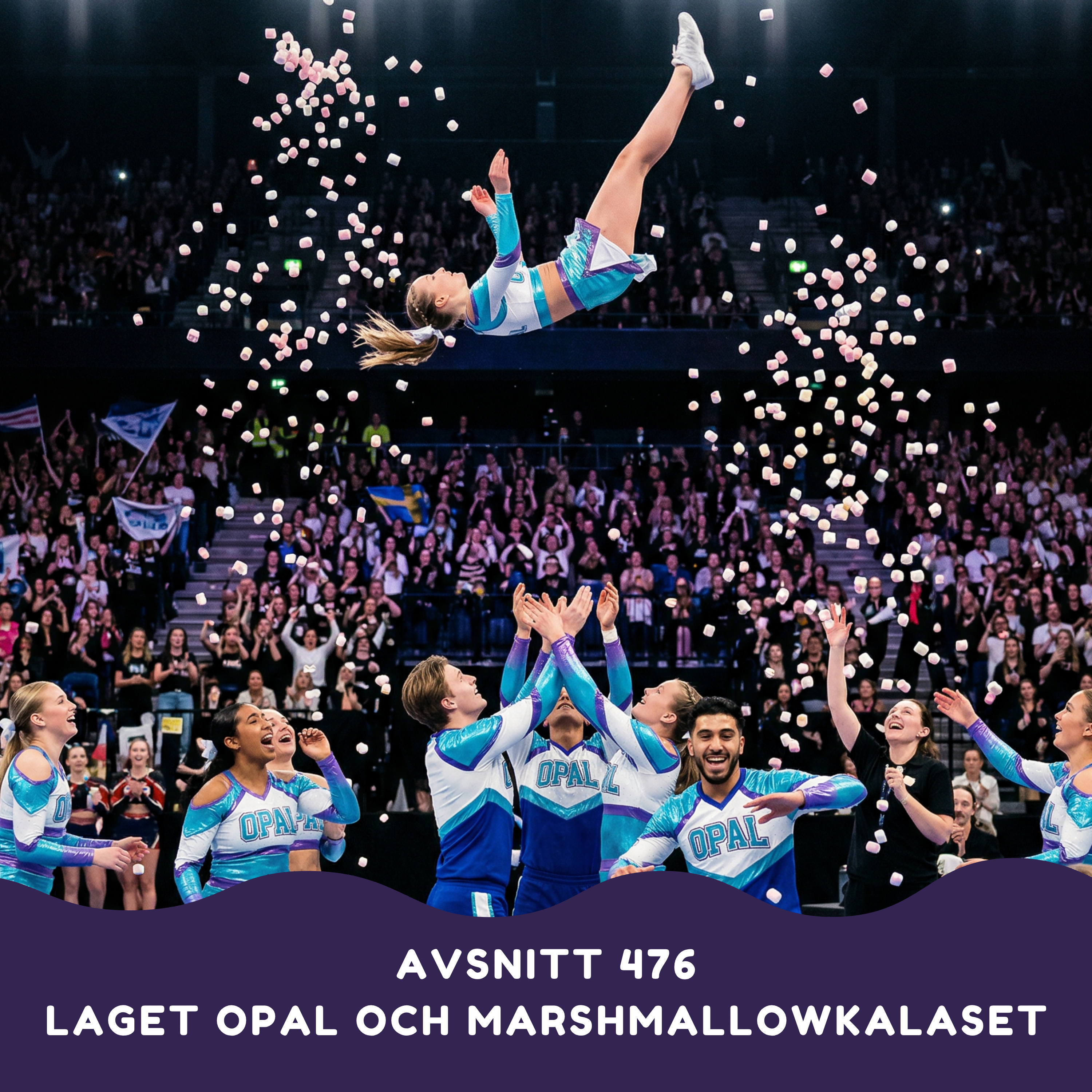 Laget Opal och marshmallowkalaset