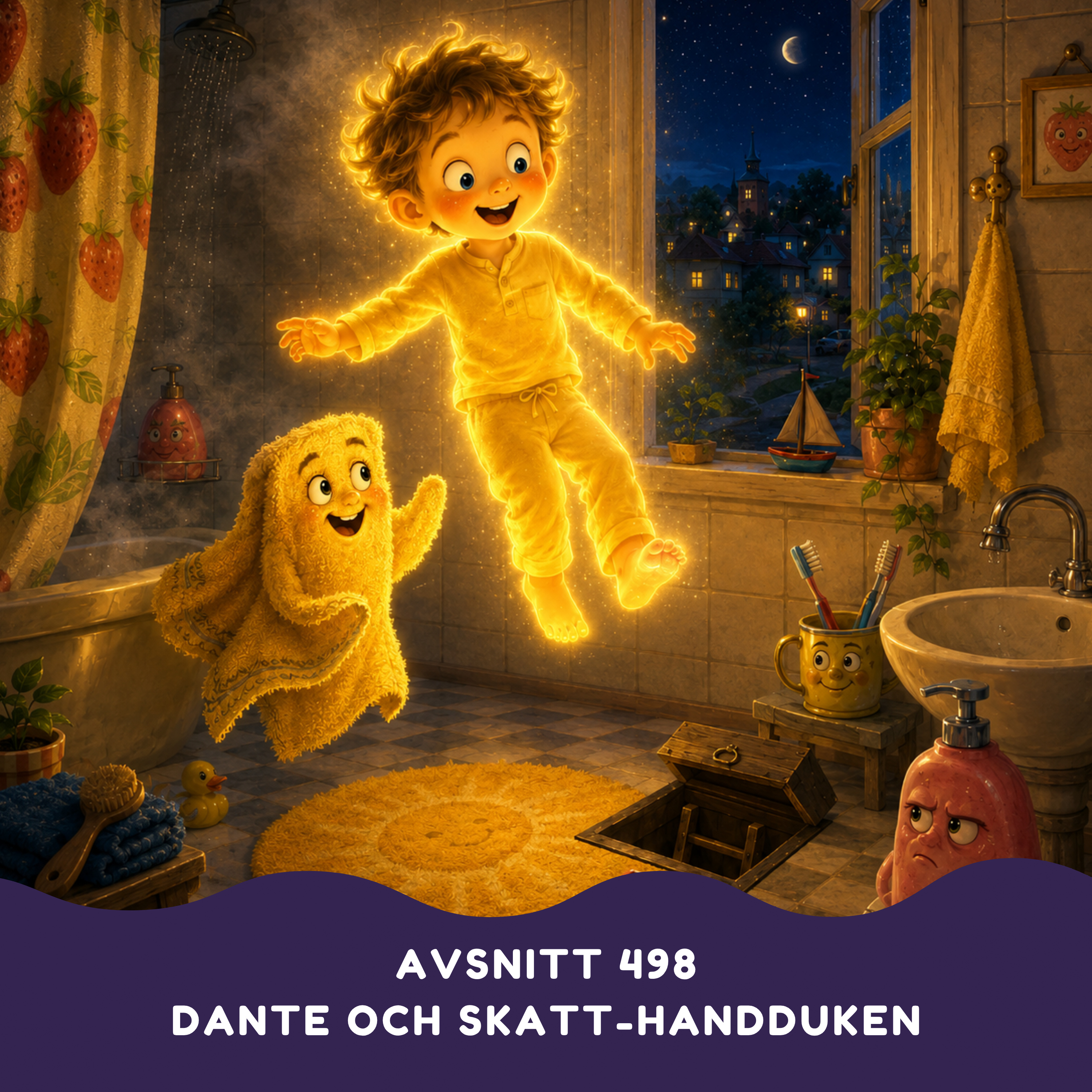 Dante och skatt-handduken