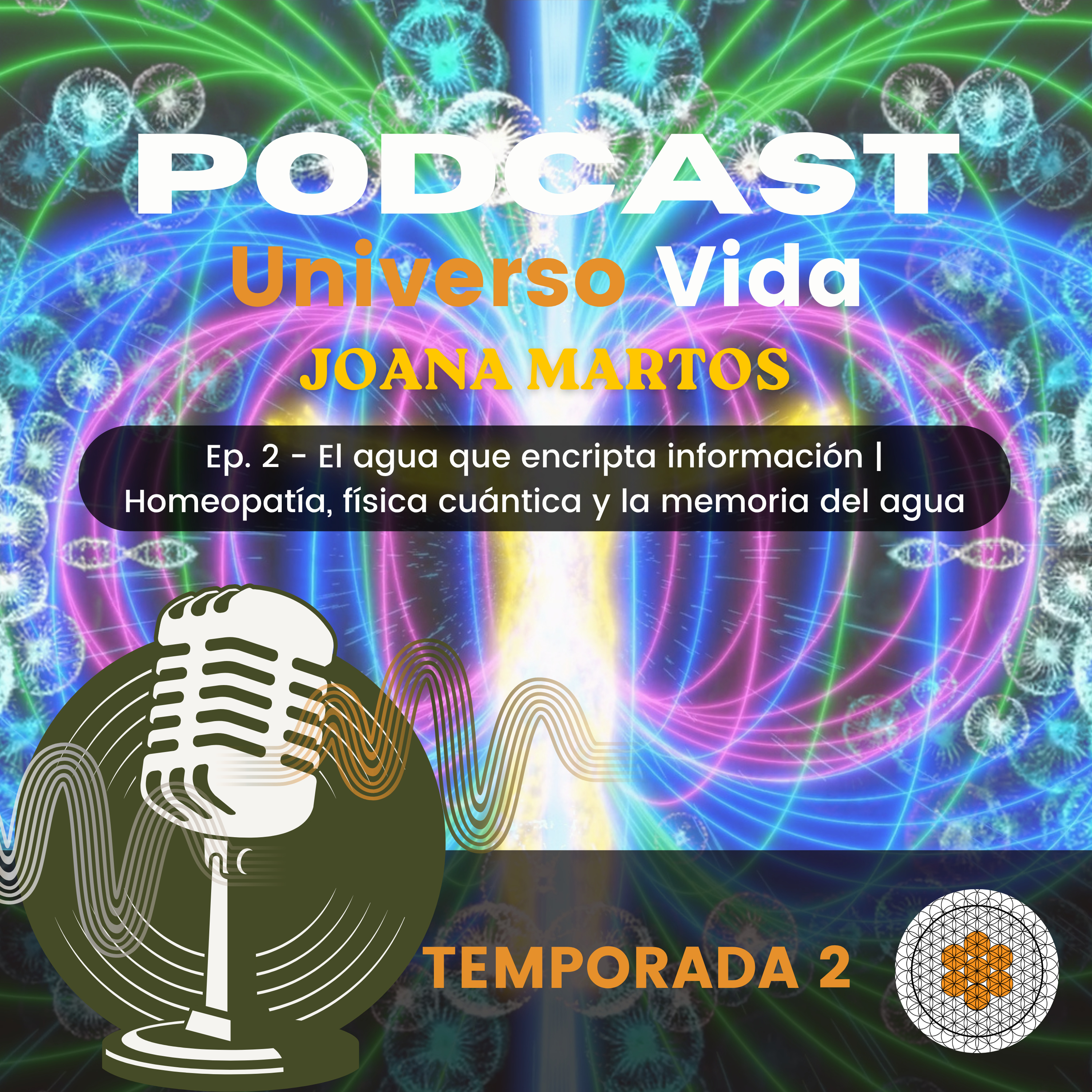 T2 EP. 02 El agua que encripta información | homeopatía, física cuántica y memoria del agua episode artwork