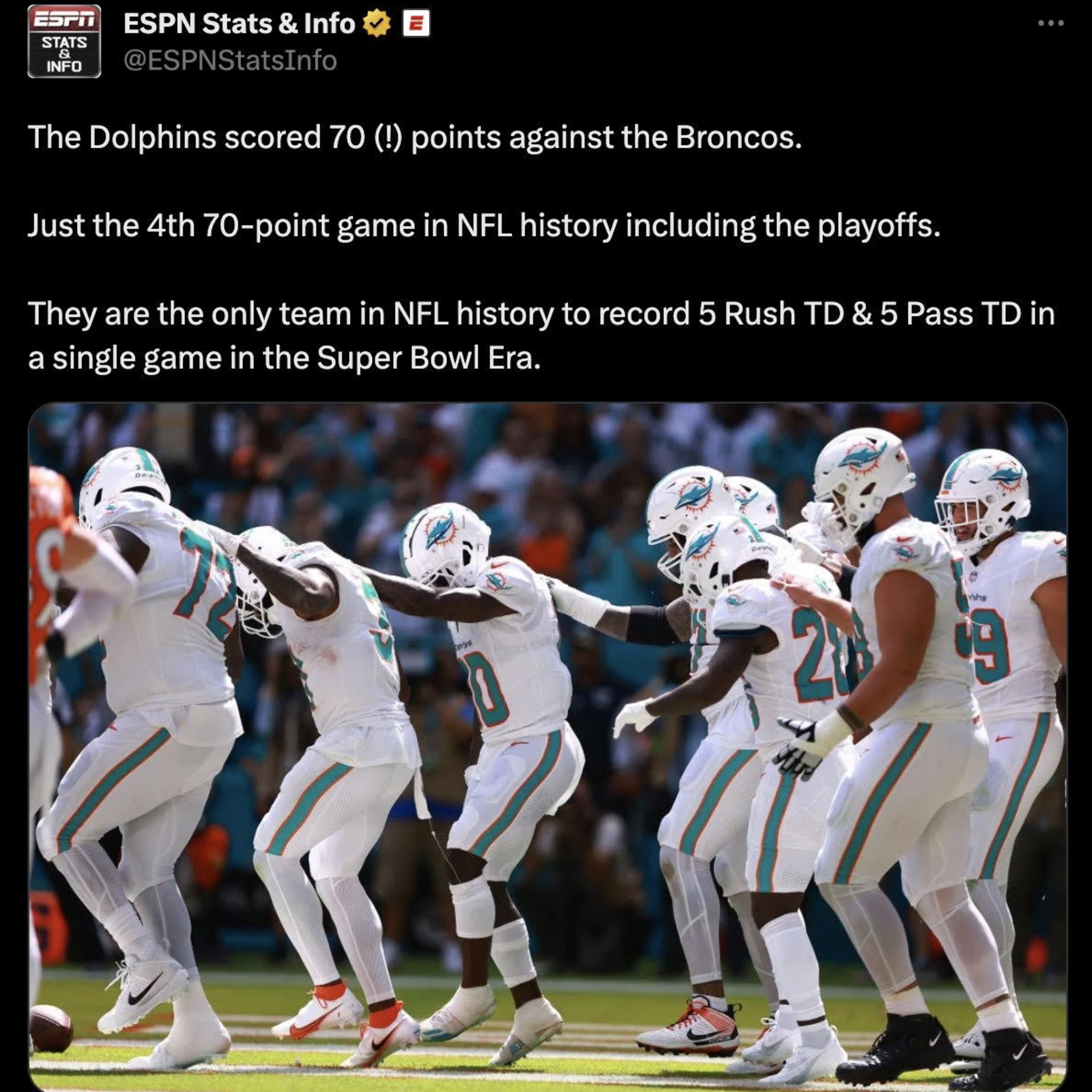 Episode 15: THE MIAMI DOLPHINS SCORED 70??? WHATTT episode artwork