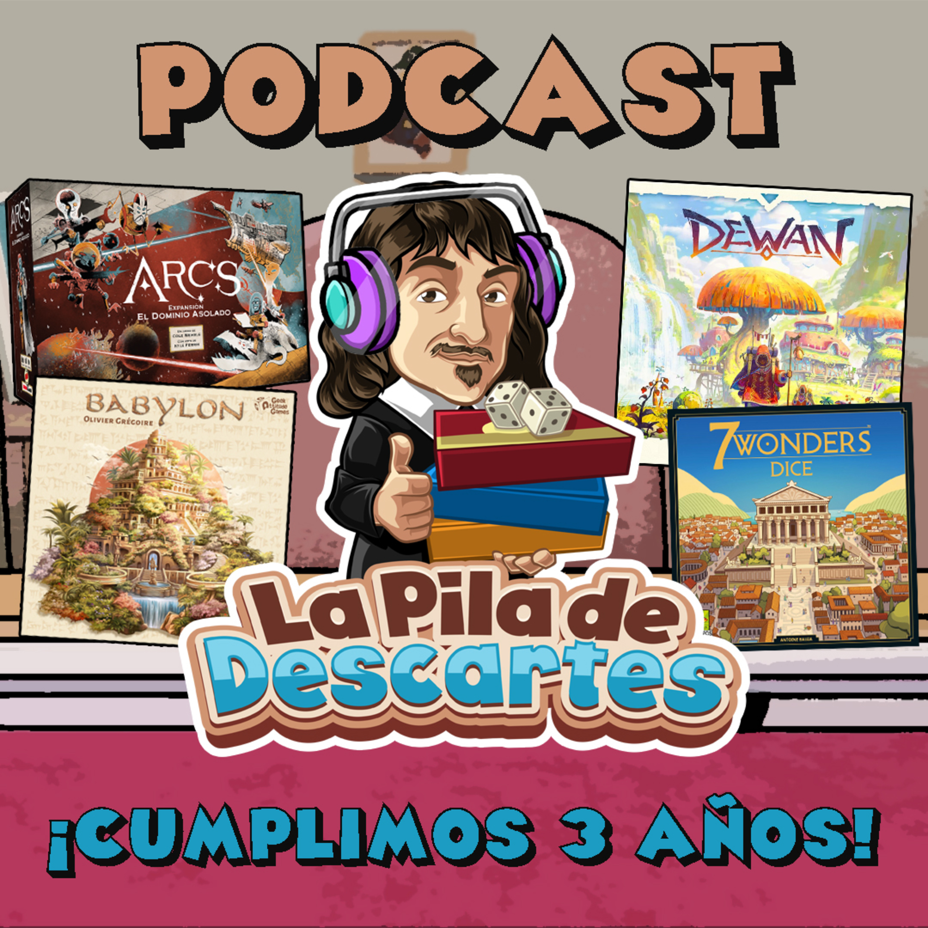 La Pila de Descartes #78 - ¡Cumplimos 3 años! episode artwork
