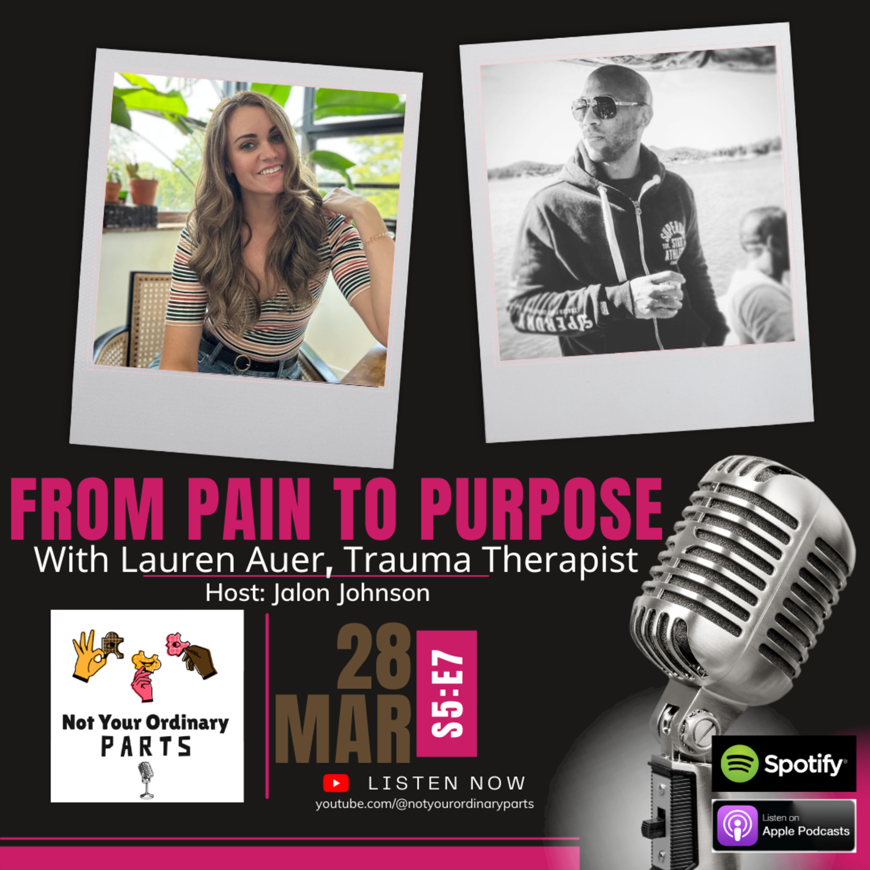 S5 Episode 7: From Pain to Purpose with Lauren Auer, Trauma Therapist episode artwork