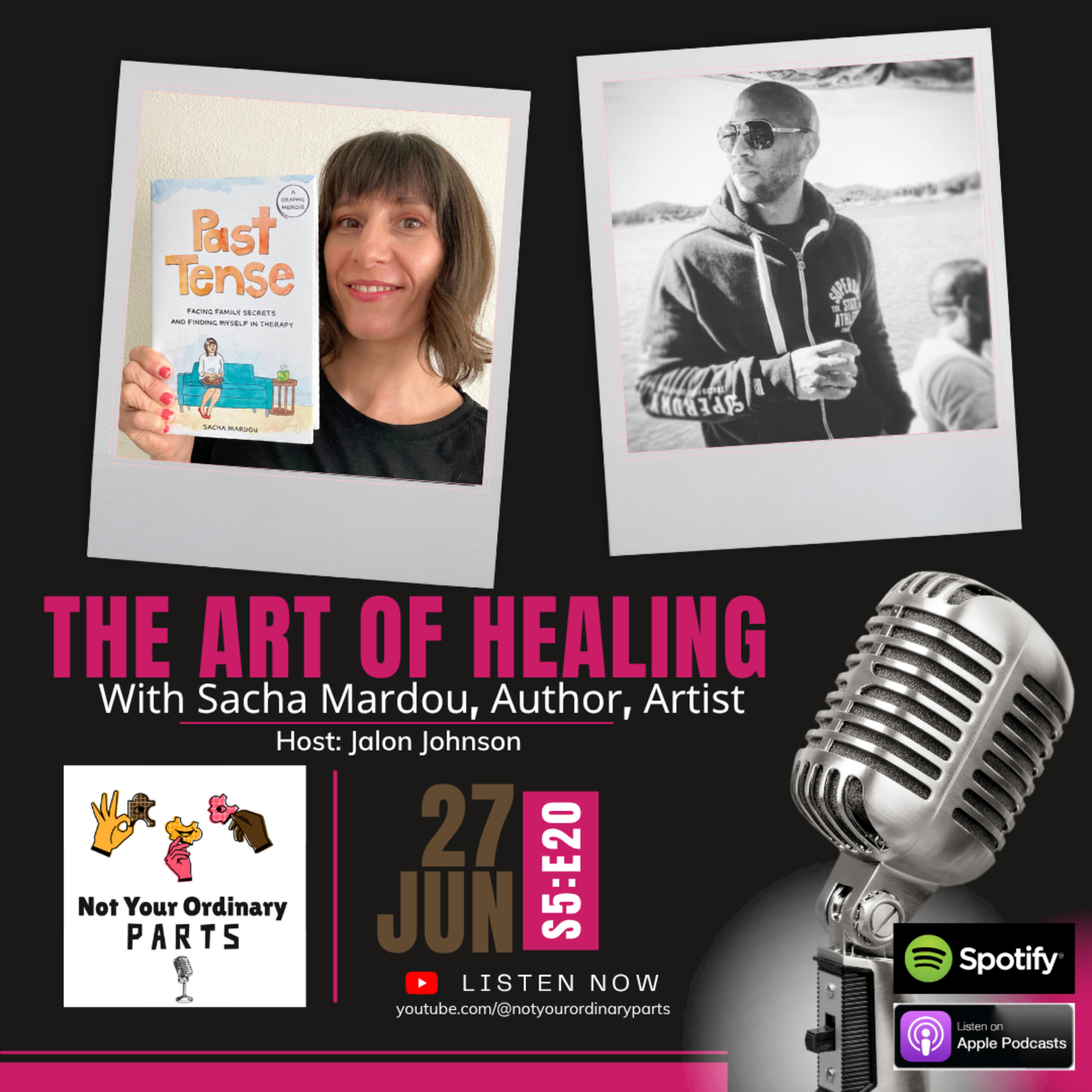 S5 Episode 20: The Art of Healing with Sacha Mardou, Author, Artist episode artwork