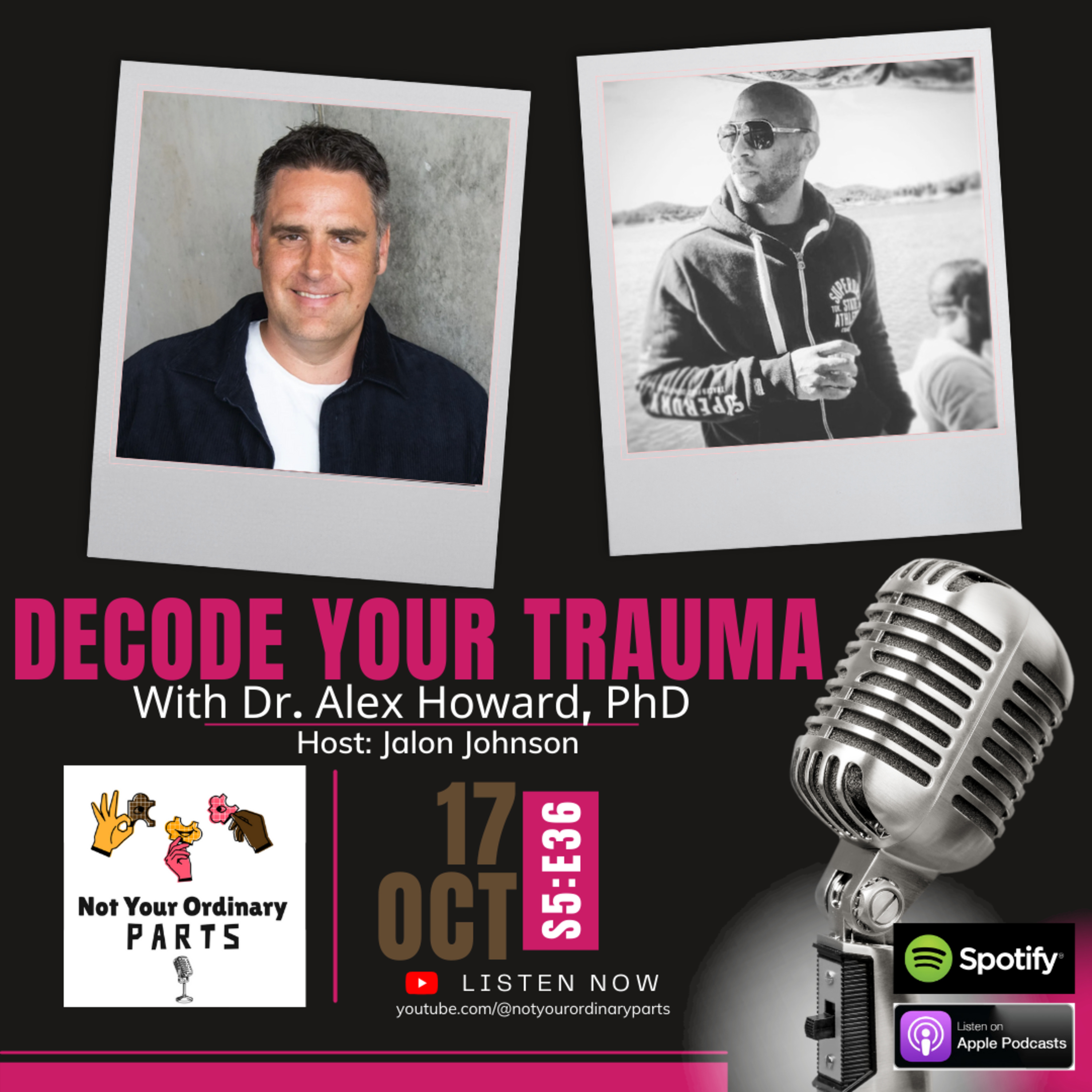 S5 Episode 36: Decode Your Trauma with Dr. Alex Howard, PhD episode artwork