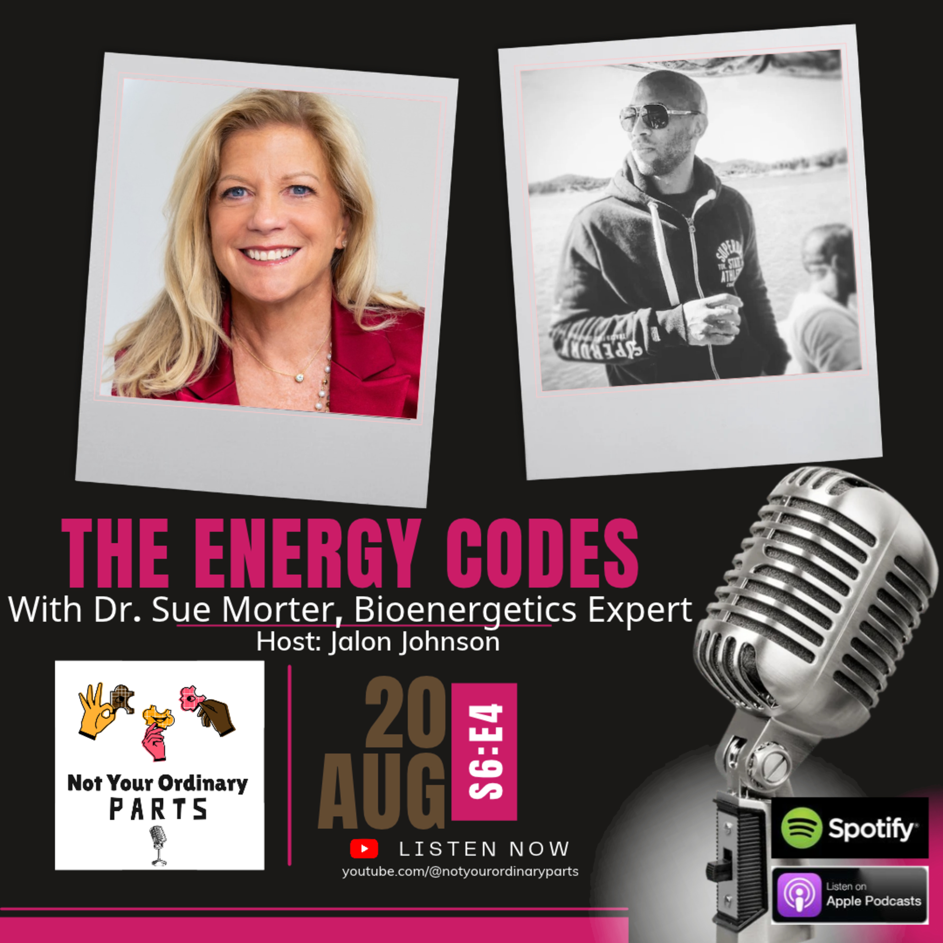 S6 Episode 4: The Energy Codes with Dr. Sue Morter, Bioenergetics Expert episode artwork