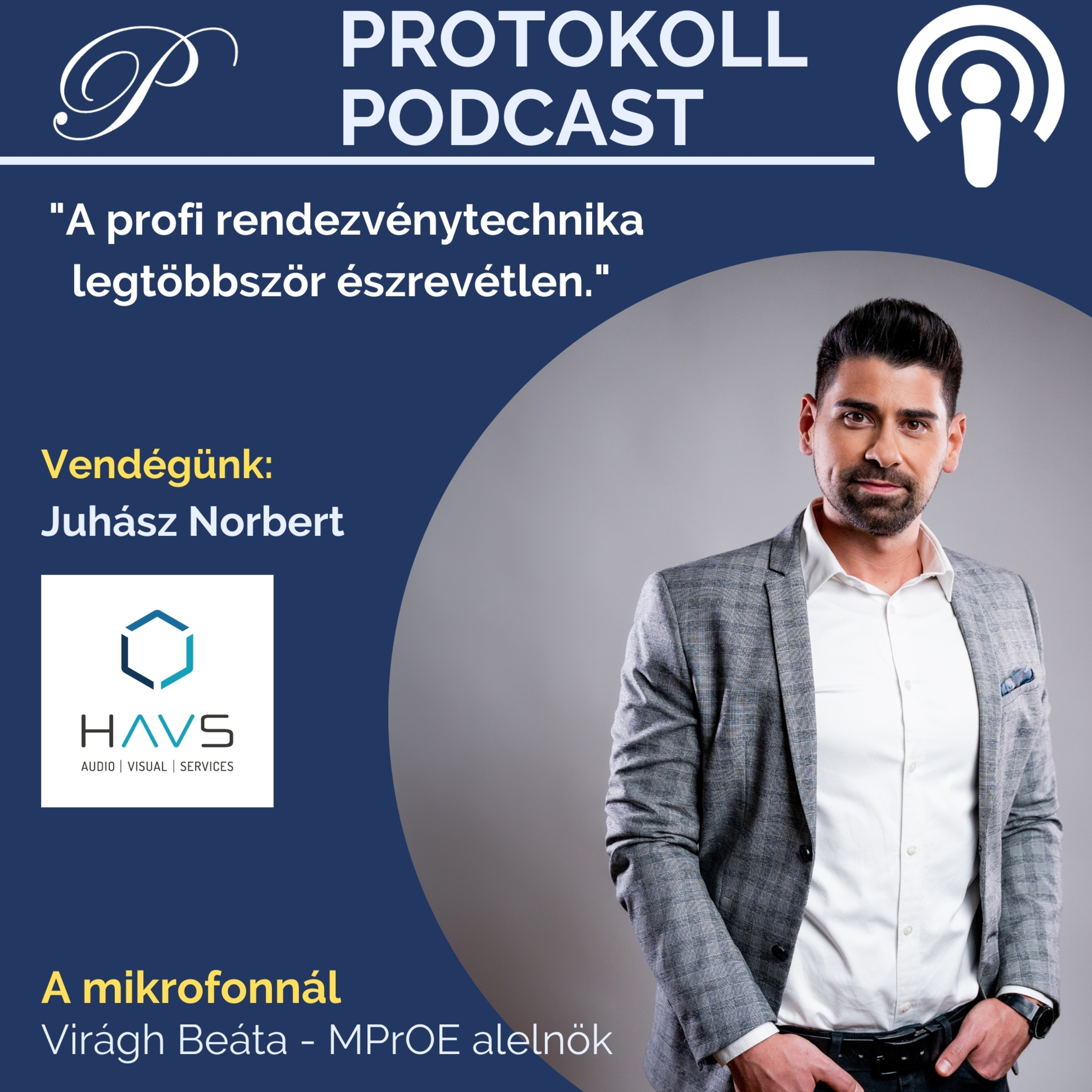Rendezvénytechnika a fókuszban | Juhász Norberttel a HAVS Kft. ügyvezetőjével beszélgetünk episode artwork