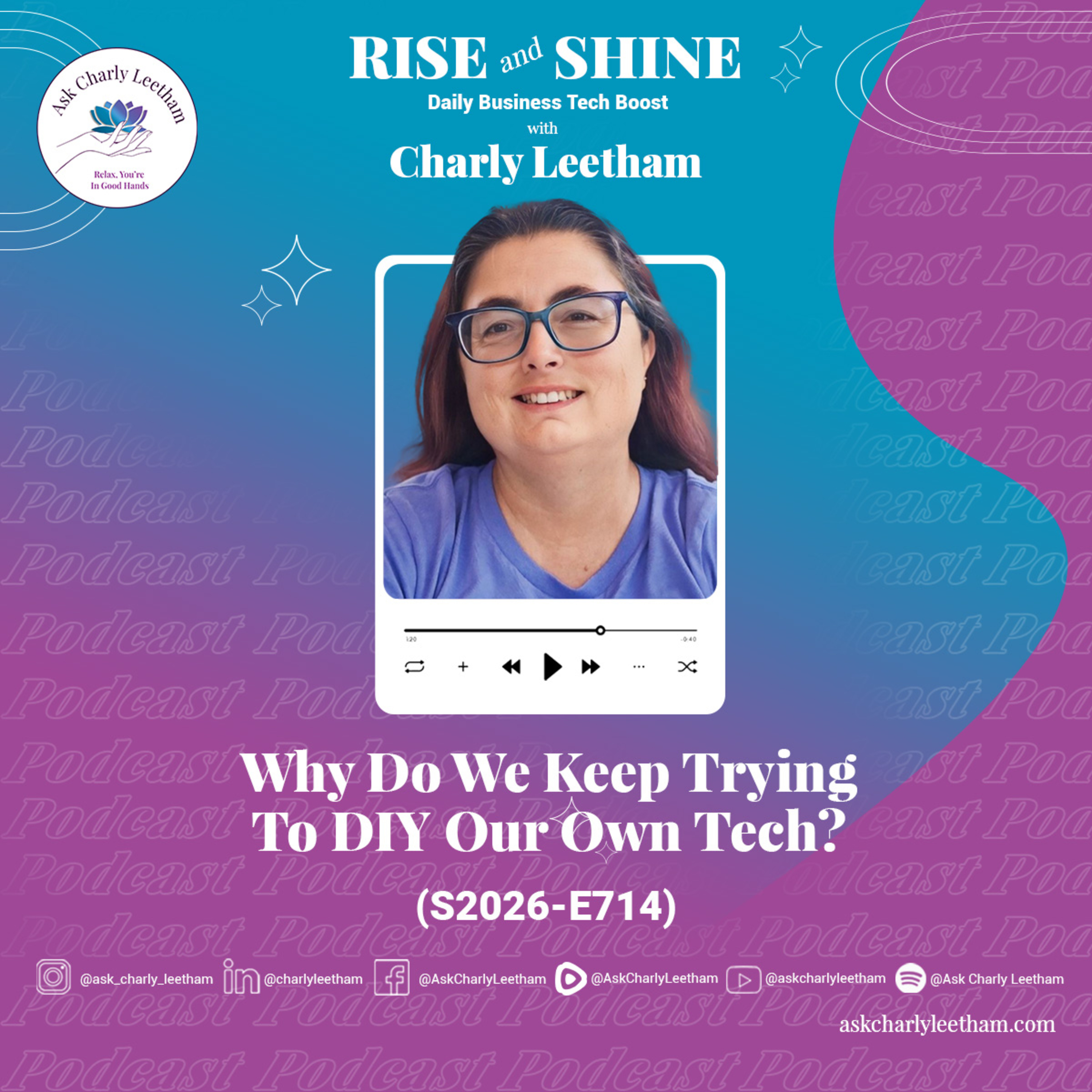 Why Do We Keep Trying To DIY Our Own Tech? (2026/714)