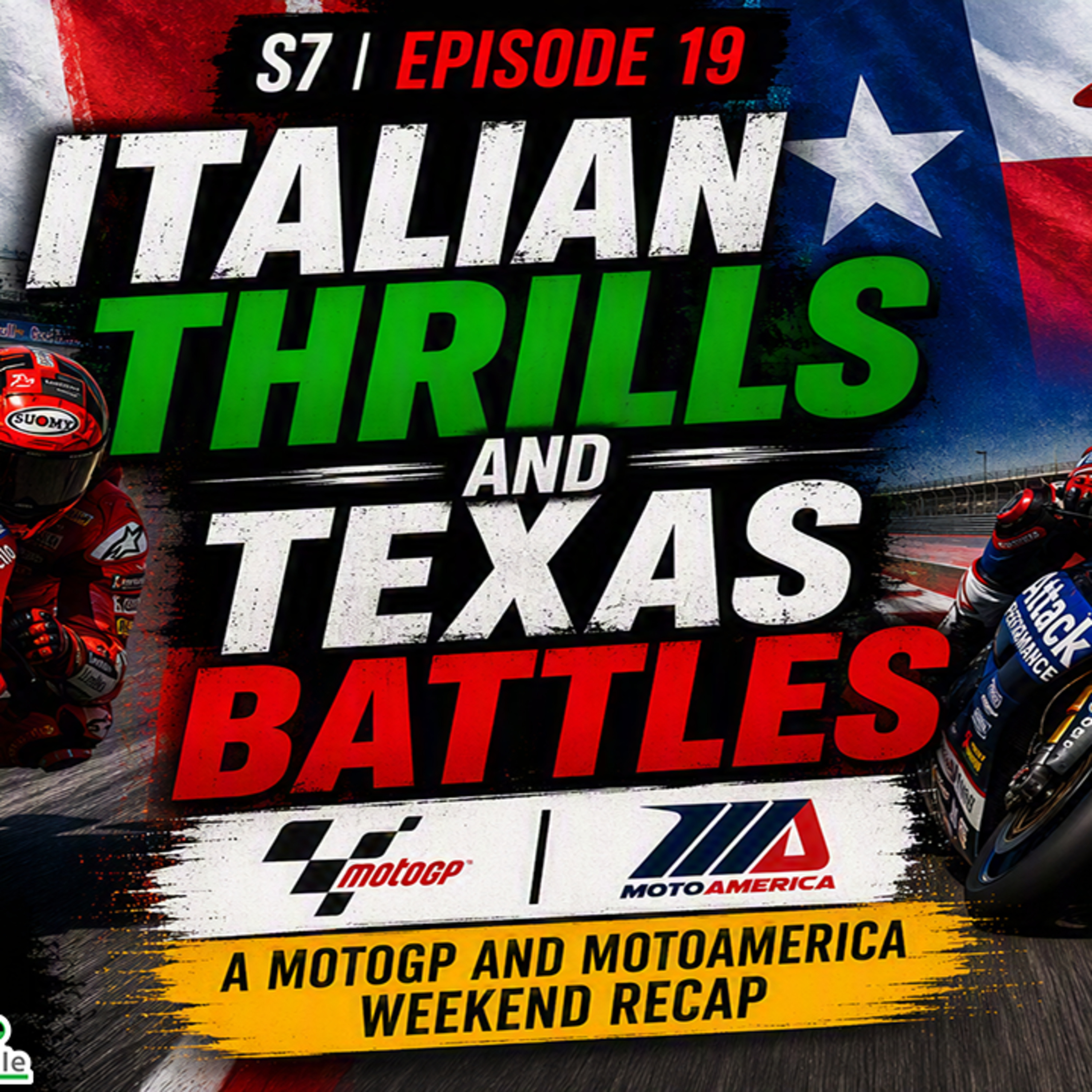 Italian Thrills and Texas Battles: A MotoGP and MotoAmerica Weekend Recap episode artwork