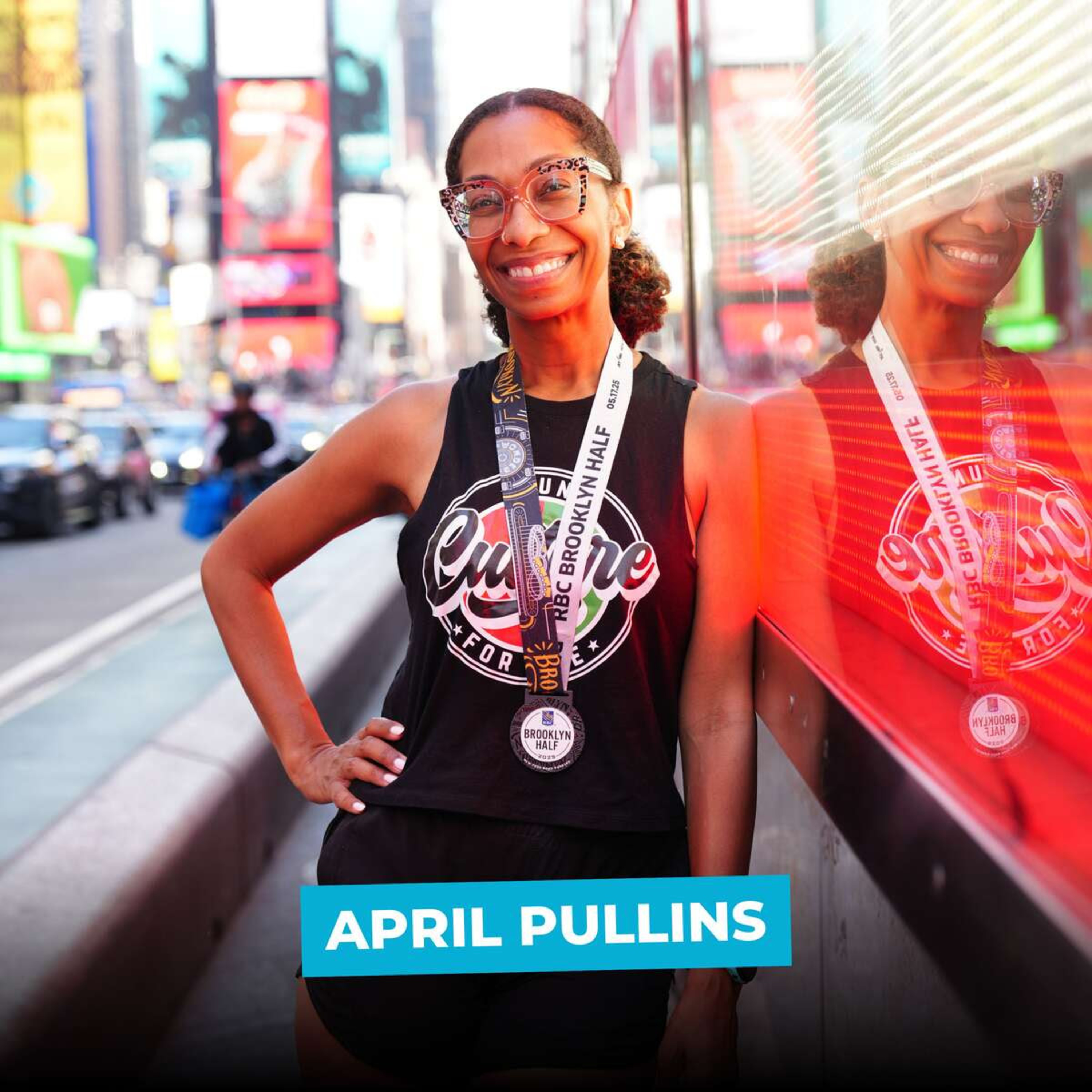 Finding Light in Every Step: April Pullins' Journey Through Running and Entrepreneurship episode artwork