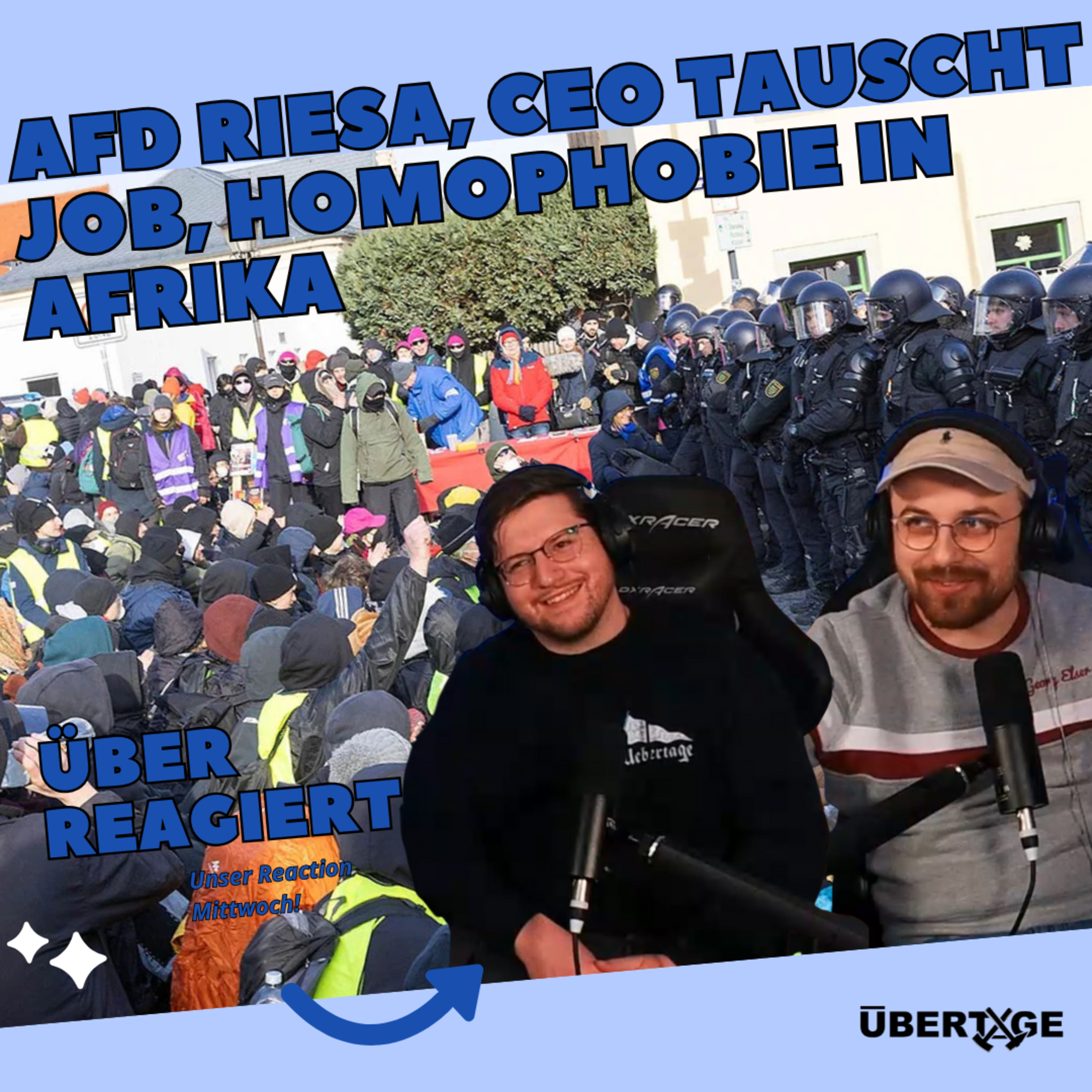 AFD in Riesa, CEO tauscht Job, Homophobie in Afrika - Reaction Mittwoch