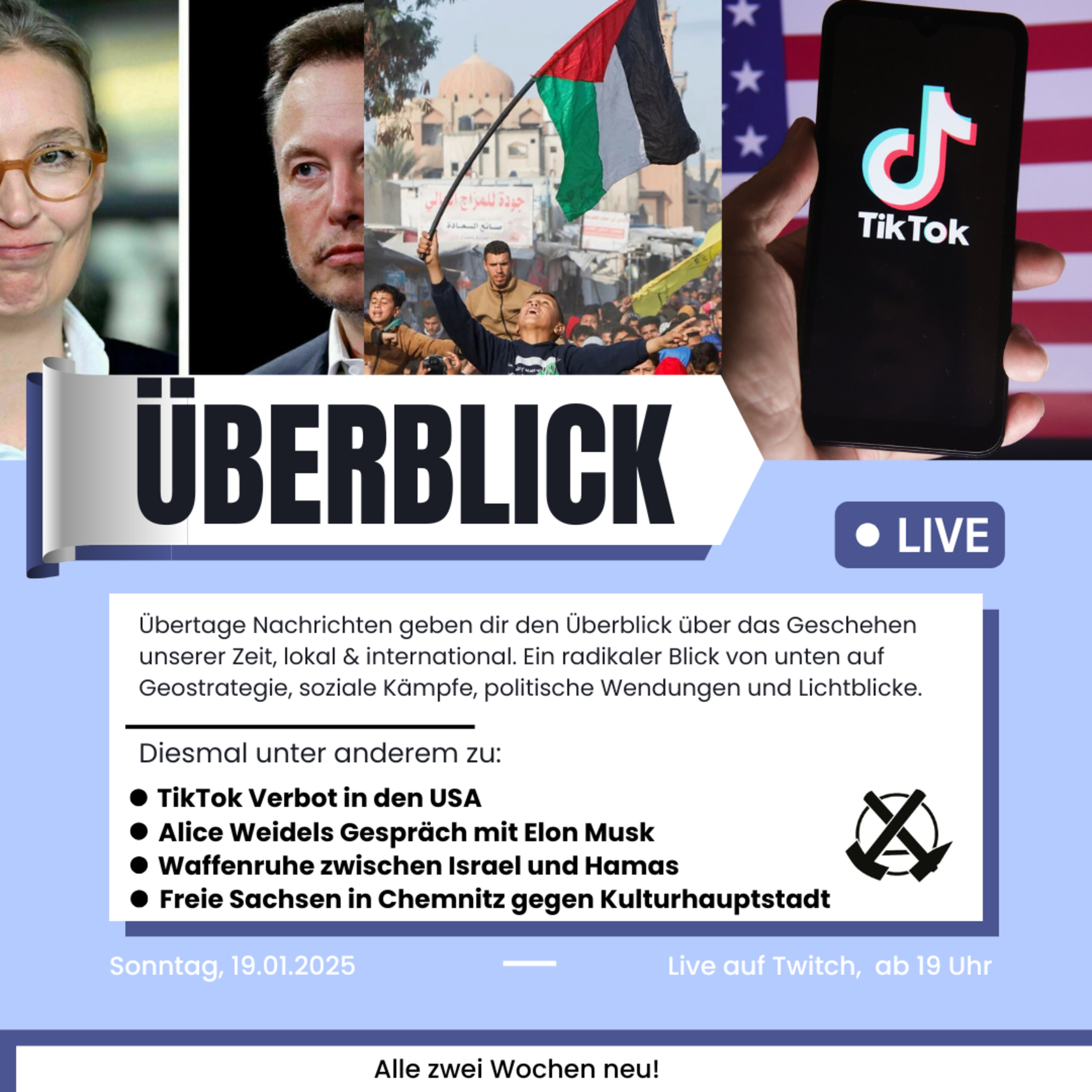 TikTok Verbot USA, Waffenruhe Israel & Hamas, Normen Ritter tot - Überblick XL