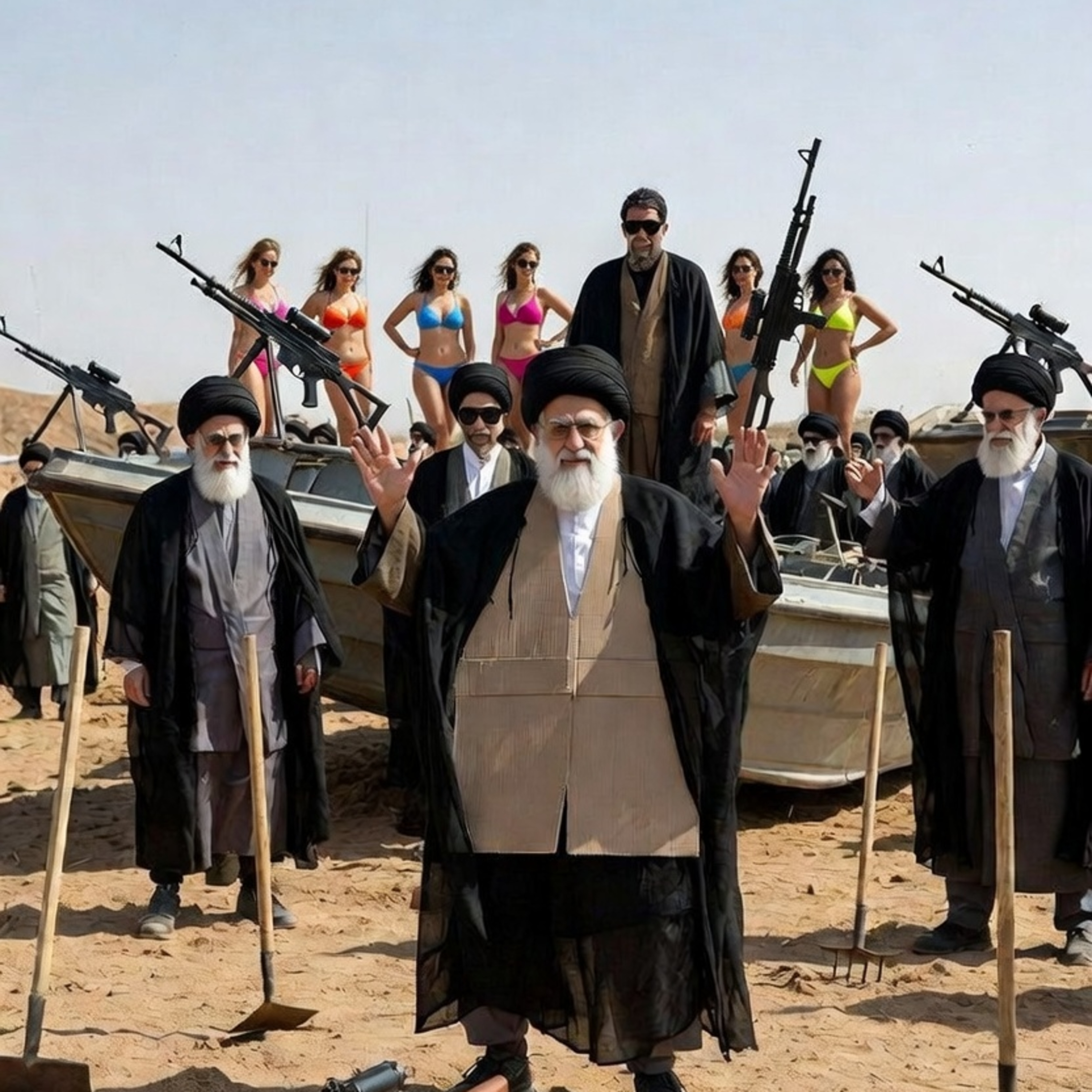 Episode #60: Bomb Measuring Contest and Cardboard Khameneis – the episode where we crank the meme dial to fucking 11, bitches. episode artwork