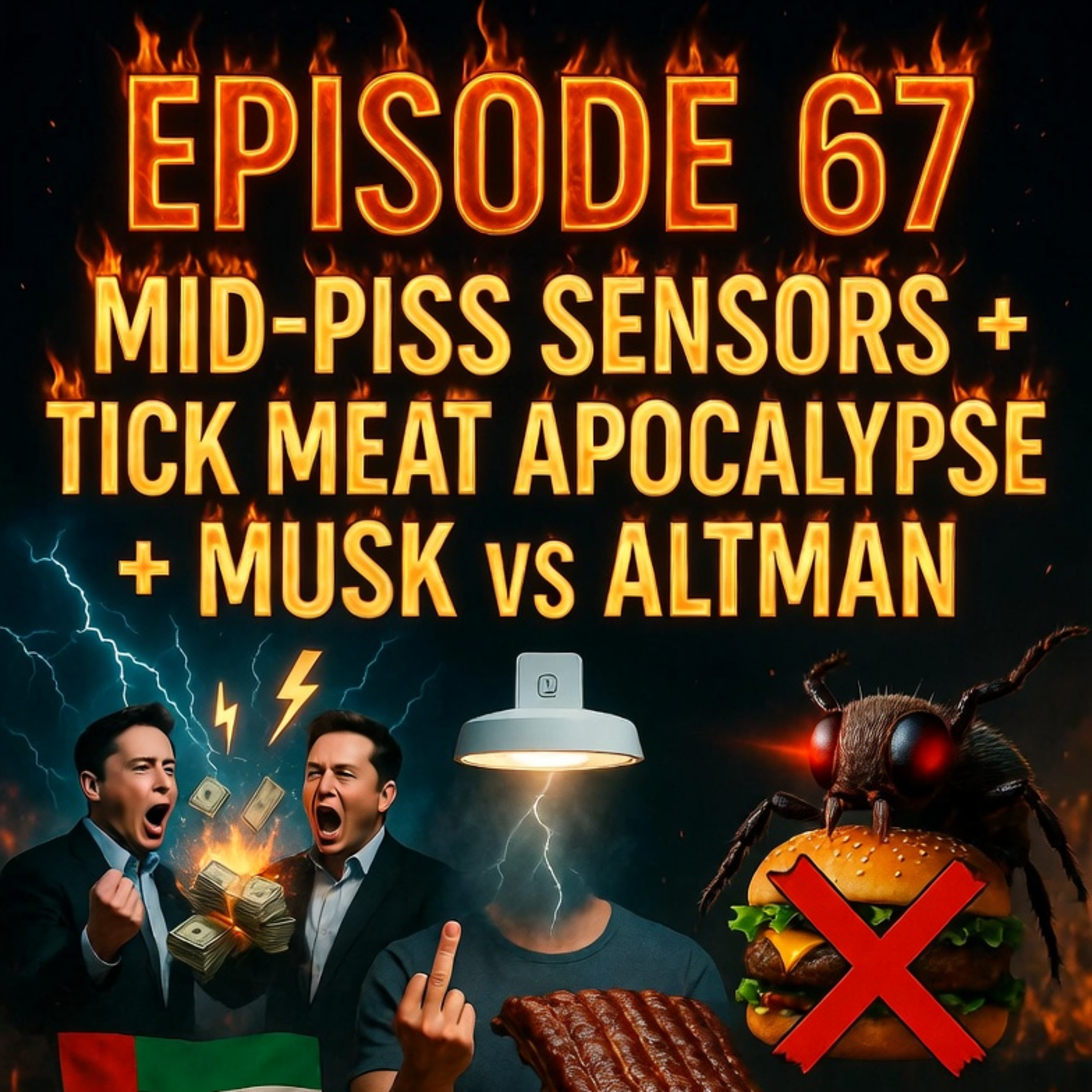 Episode 67: Kitchen Sensors Are Fucking Us, Musk vs Altman AI War, UAE Flips Off OPEC & Tick Meat Allergy Apocalypse episode artwork