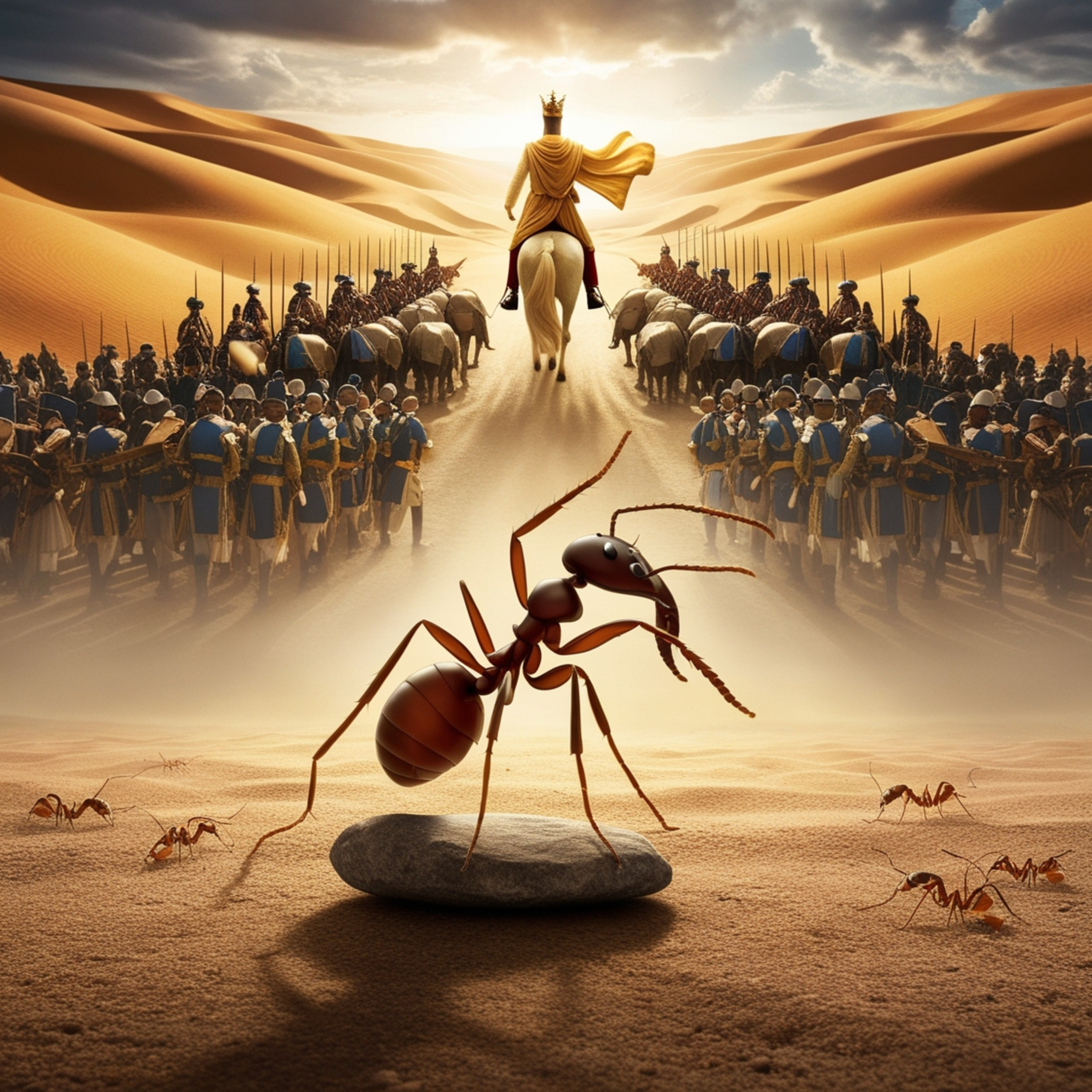 ذهاب وعودة - قصة سليمان عليه السلام والنملة