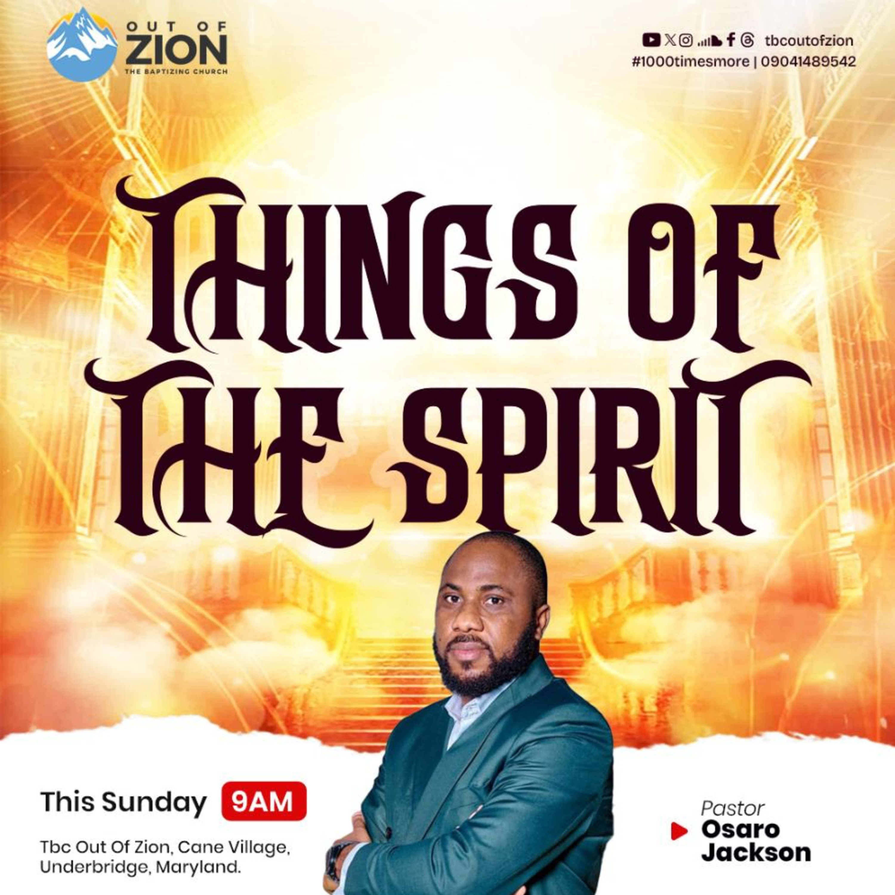 TBC Out Of Zion