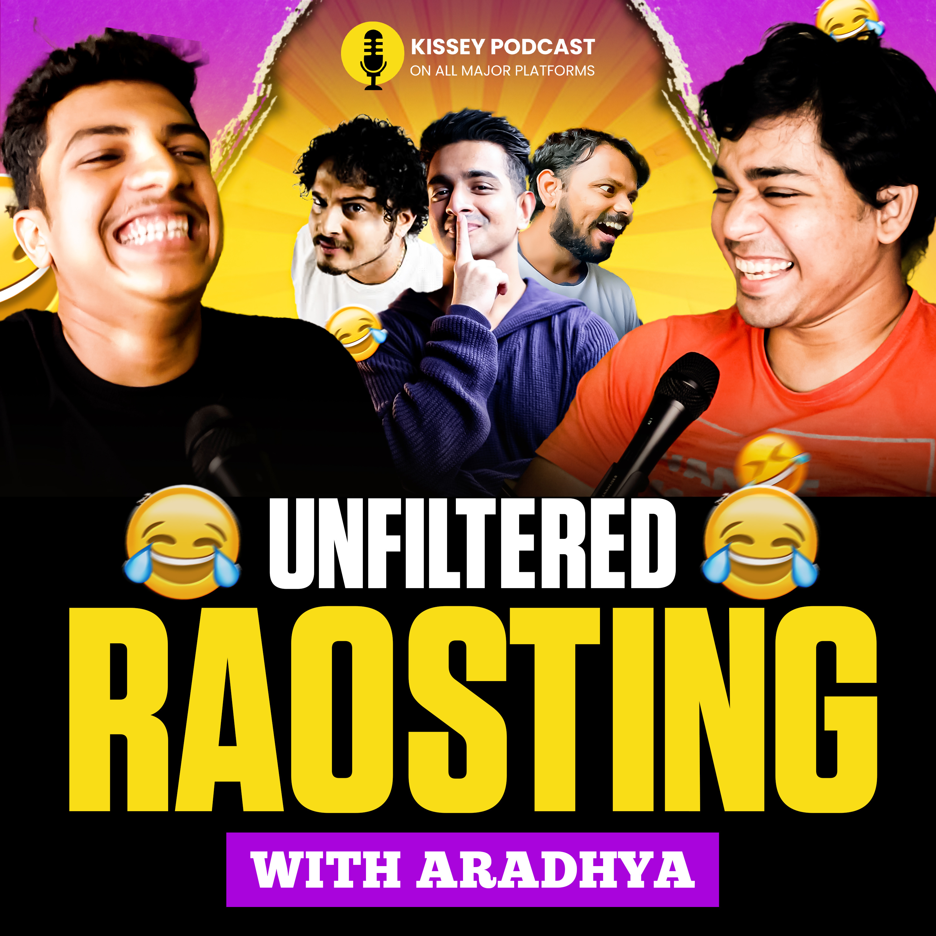 Roasting and Ranking Creators, talking about naughty stories with Aradhya on kissey podcast episode artwork