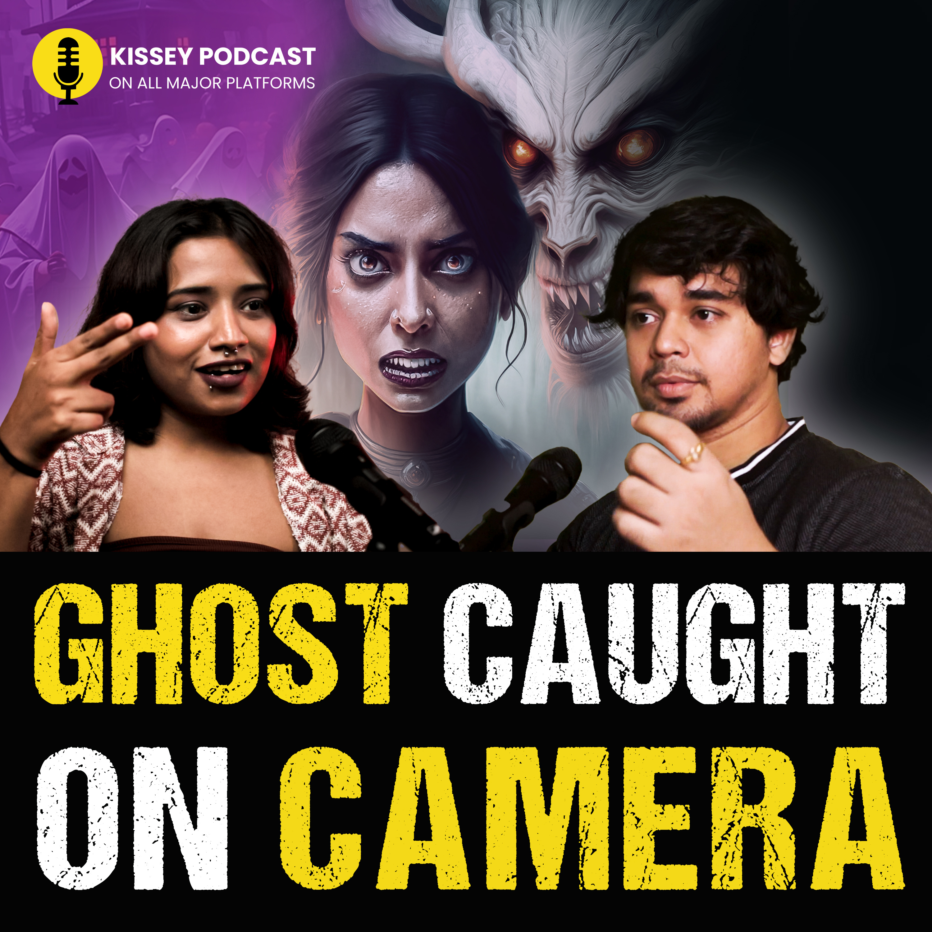 Ghost caught on camera and seeing ghost in real life | Ft. @D.raashi | Kissey podcast episode artwork