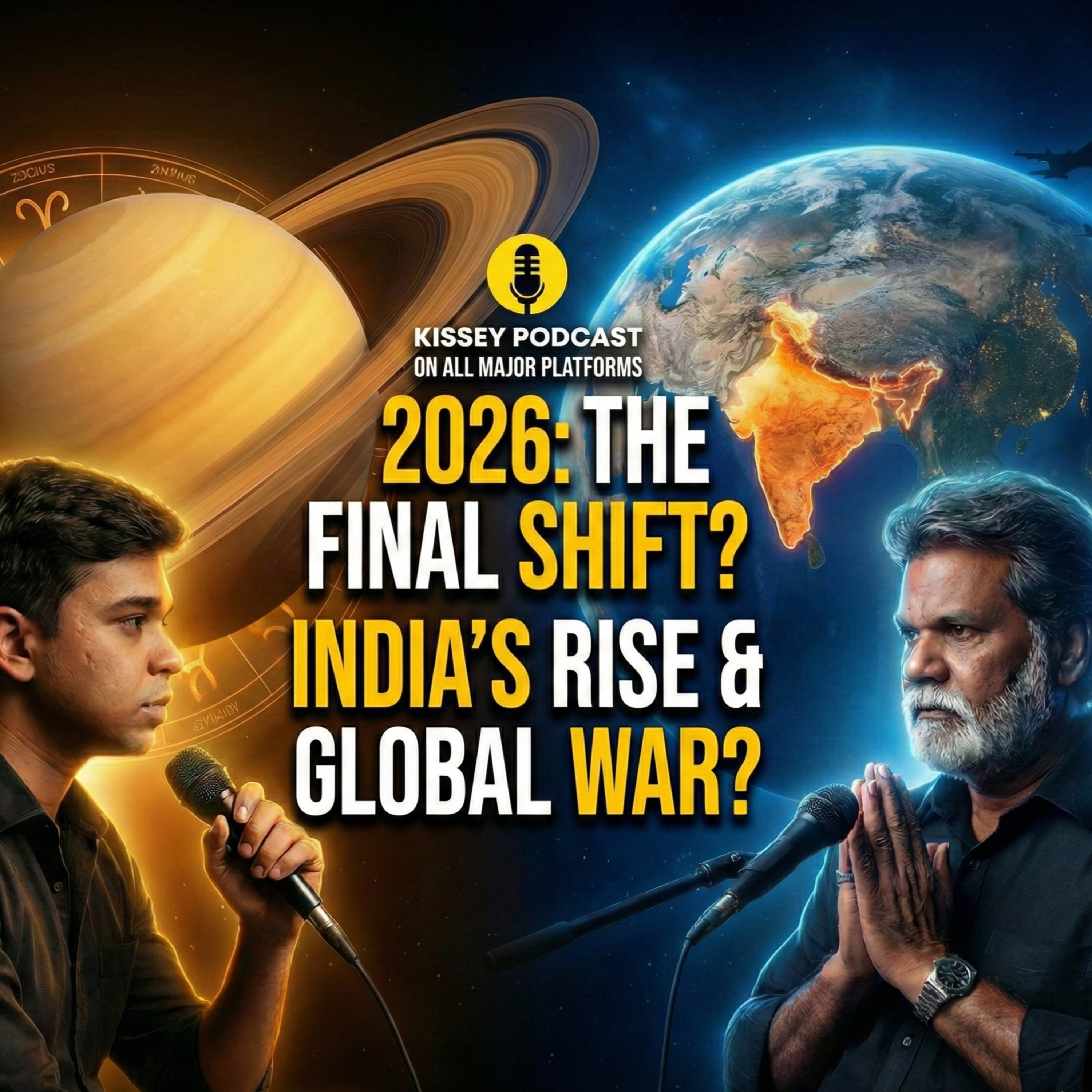 India’s Rise & Global War: 2026-2030 Predictions | Nilesh Gangawane | Astrology episode artwork