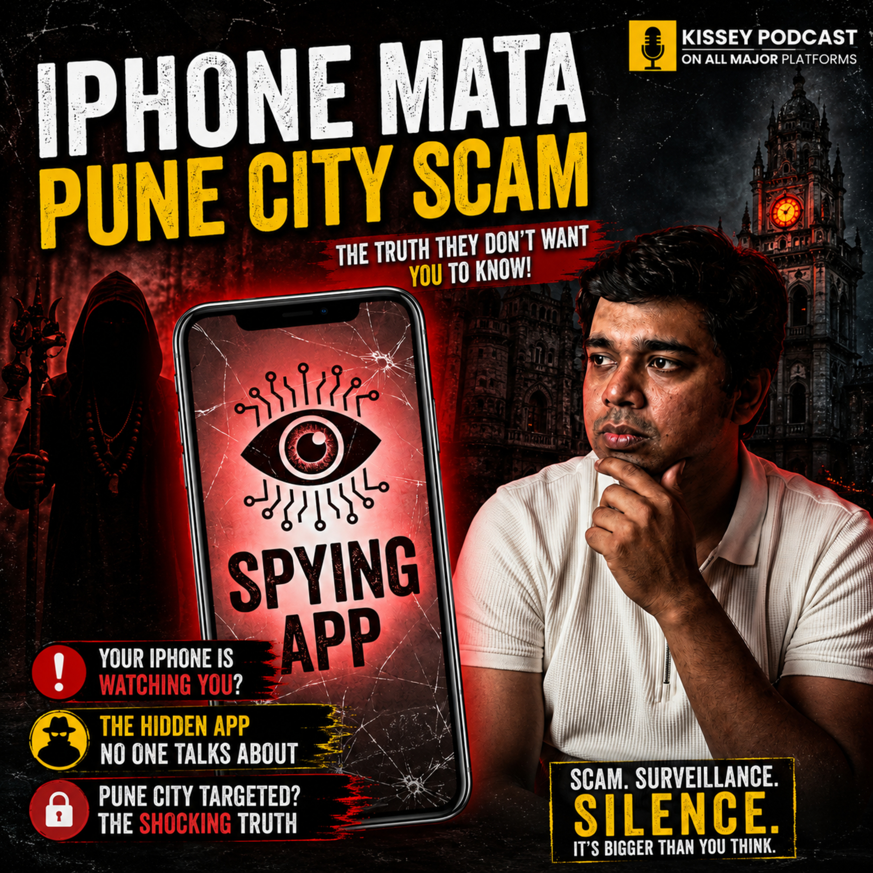 Pune Tantrik Exposed iPhone Wali Mata Sach? Pune Tantrik's Spying App Revealed | Kissey Podcast episode artwork