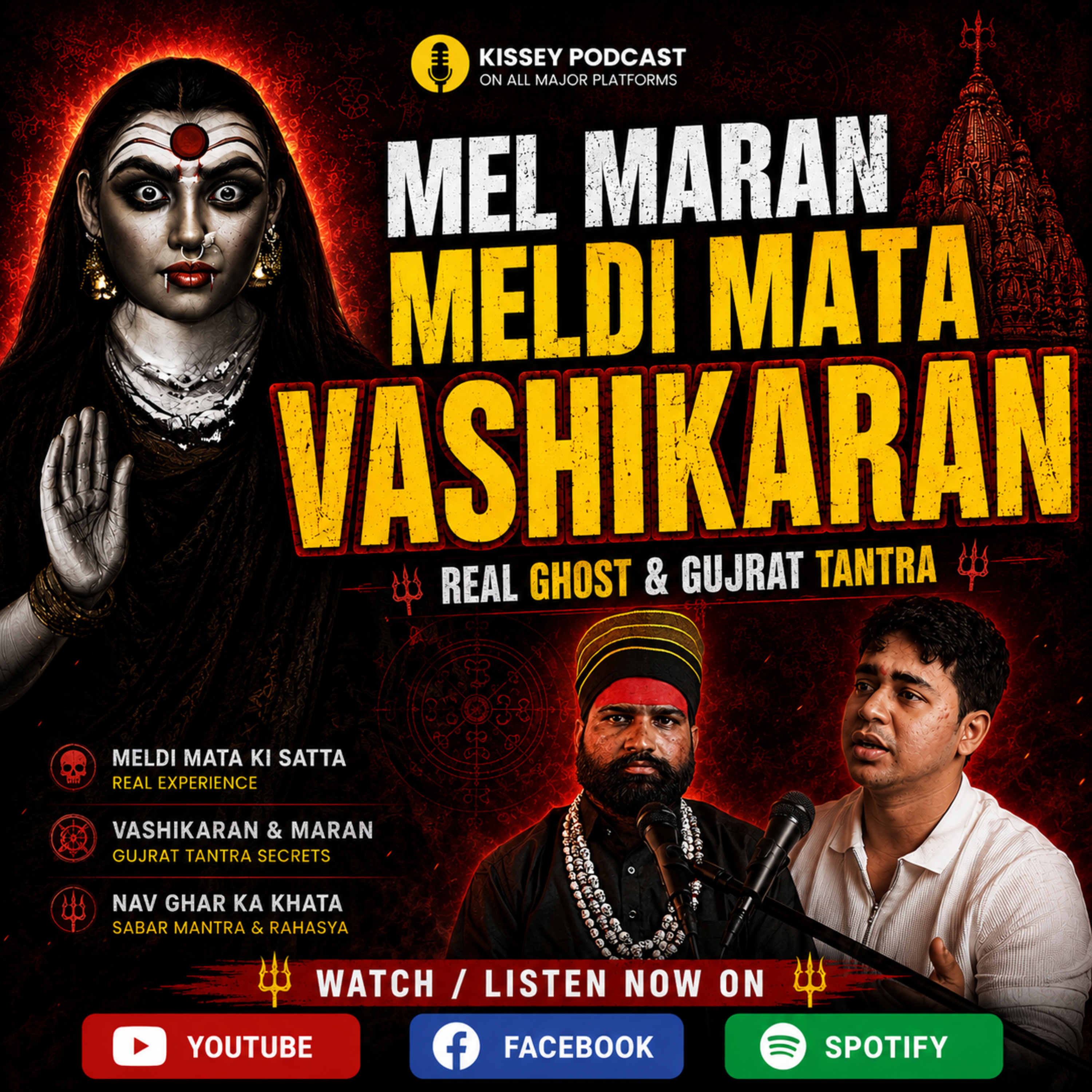 Mel maran meldi vashikaran, Hanuman sadhna, Gujrat tantra | kissey podcast | @aghori_babaji episode artwork