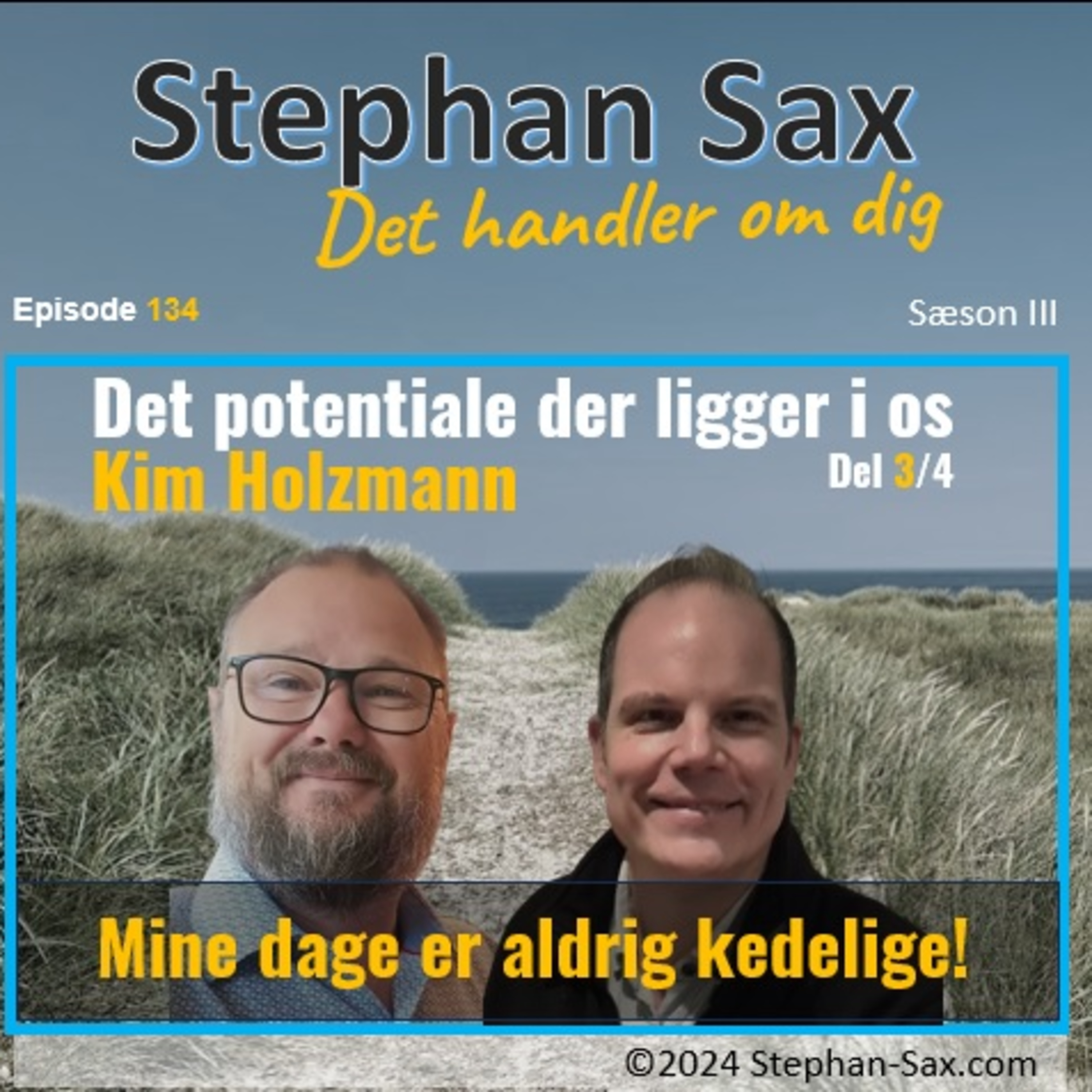 #134 Det potentiale der ligger i os, del 3: Mine dage er aldrig kedelige med Kim Holzmann episode artwork
