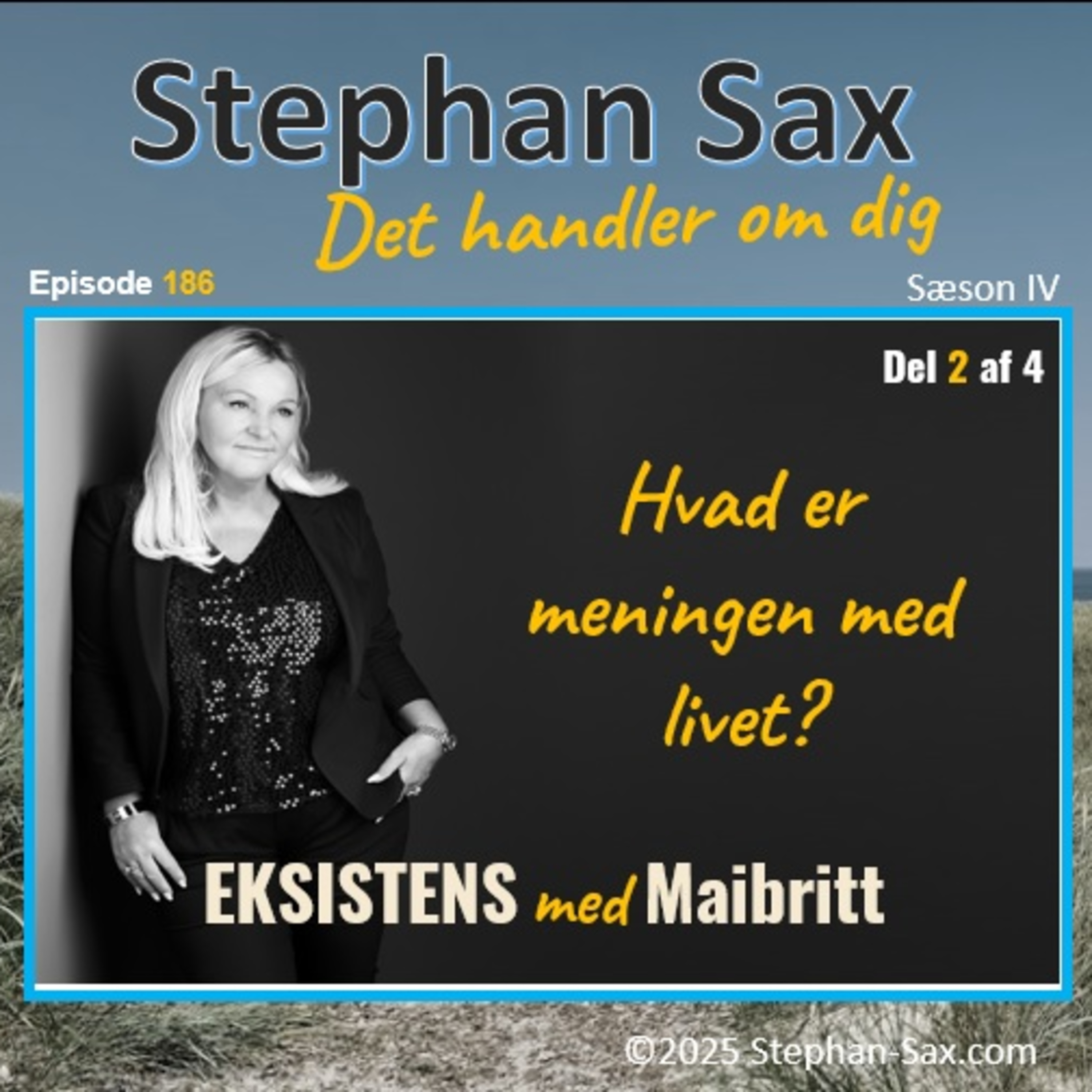#186 EKSISTENS med Maibritt- Del2 Hvad er mening med livet? episode artwork