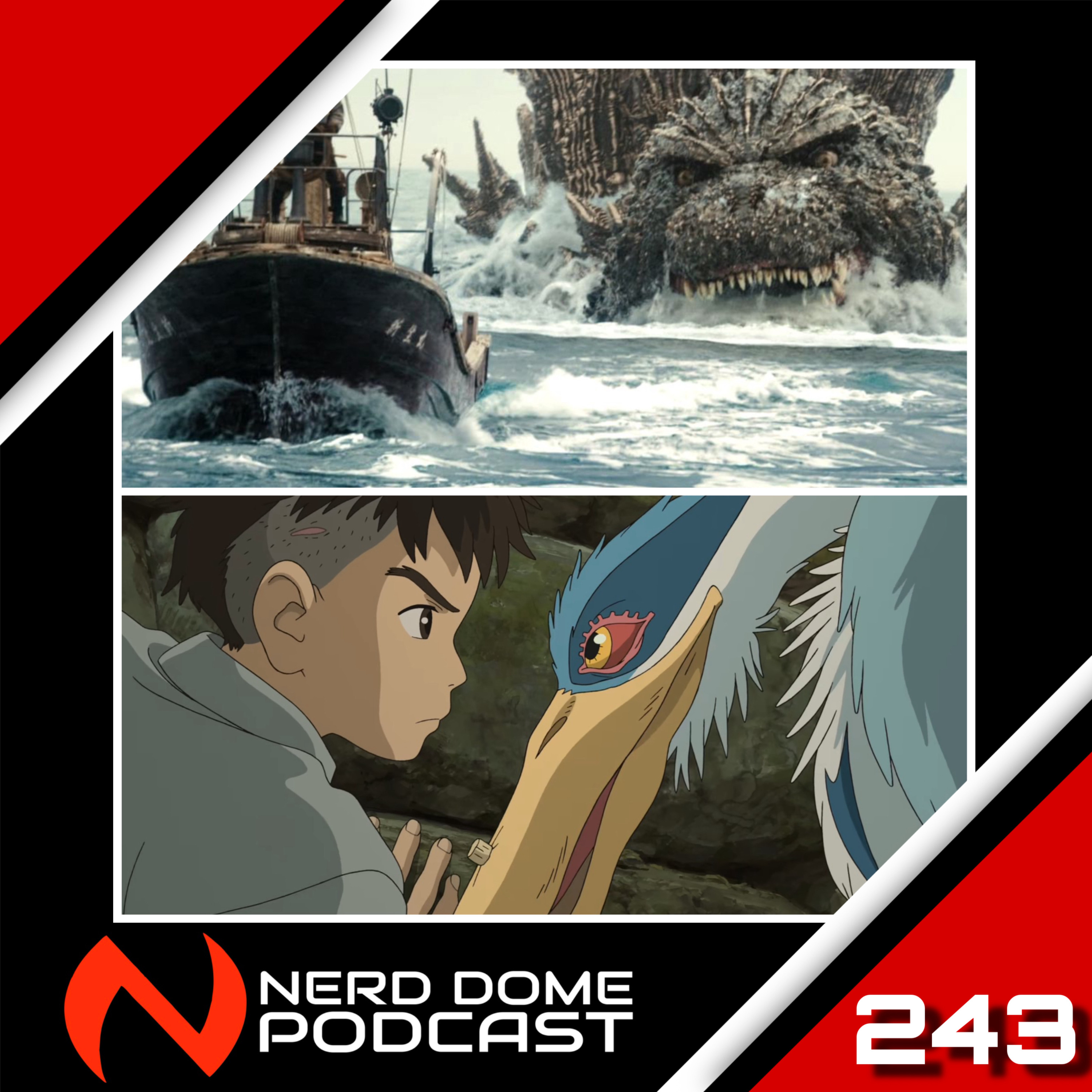 Nerd Dome Podcast Episode 243 - Kaiju Minus One  episode artwork