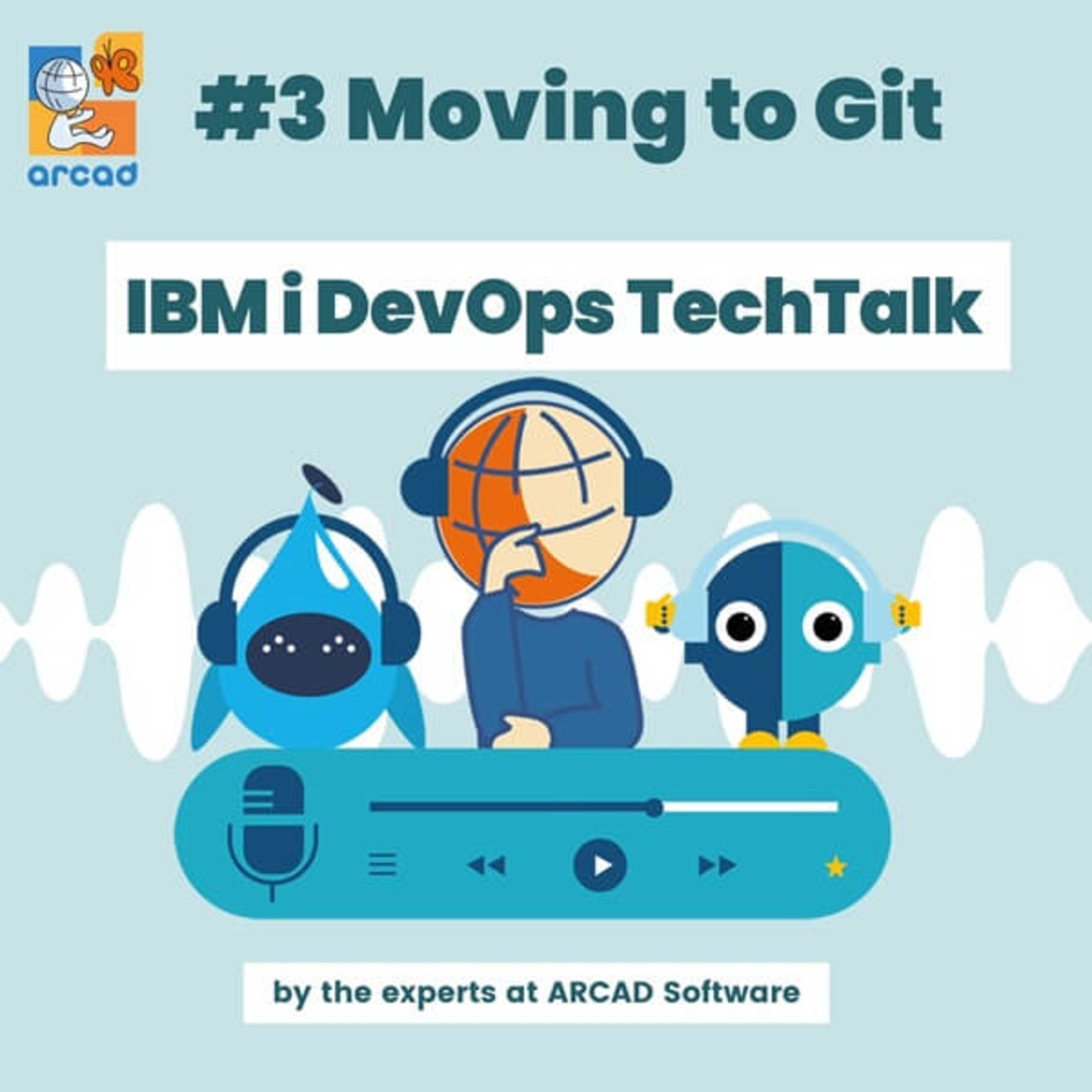 IBM i DevOps TechTalk #3 - Moving to Git episode artwork